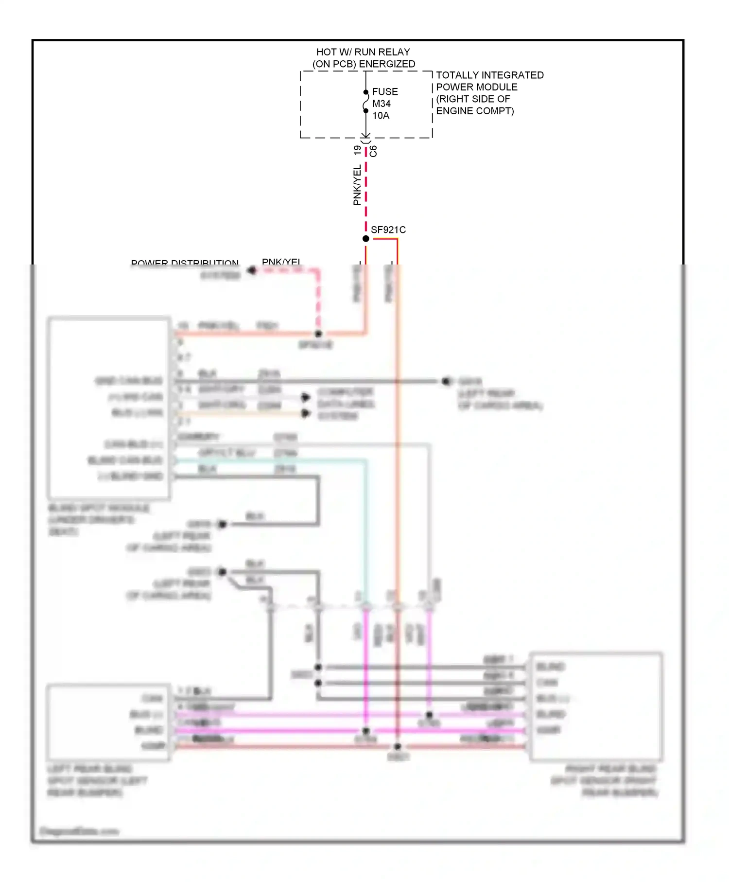 Dodge Durango III (2010-2013) computer data lines system wiring diagram  (11 of 55)