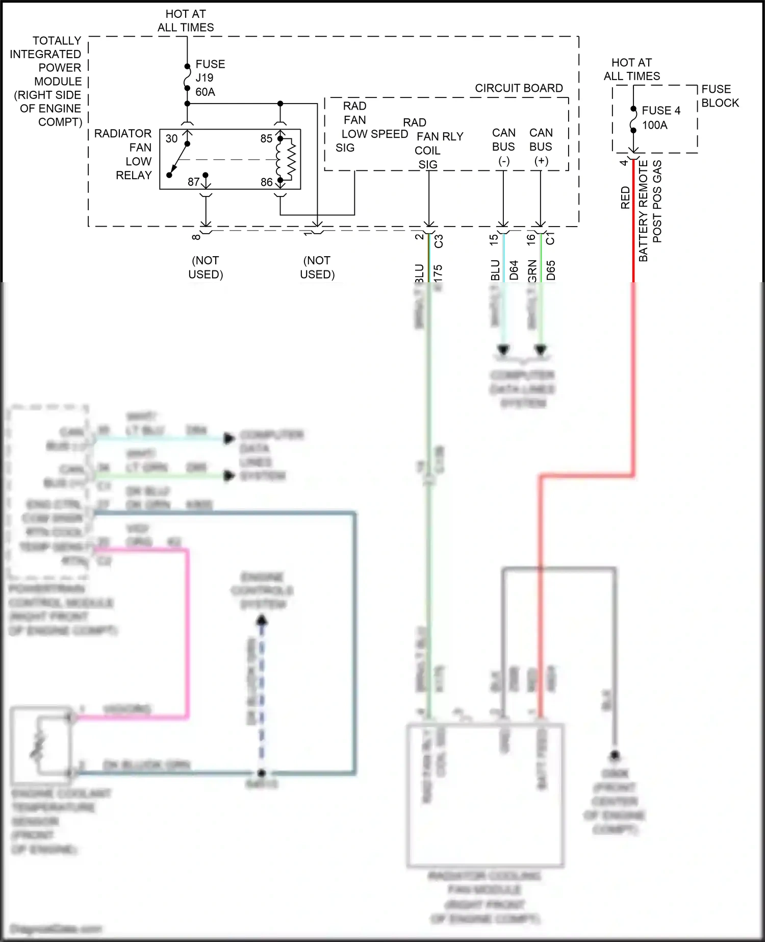 Dodge Durango III (2010-2013) computer data lines system wiring diagram  (43 of 55)