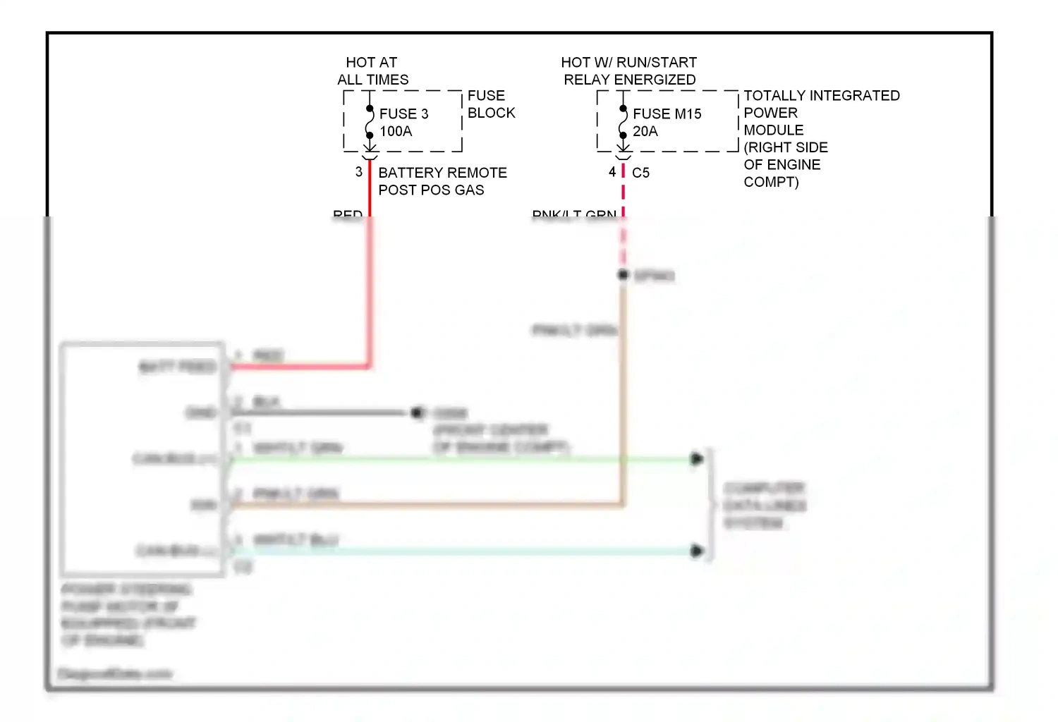Dodge Durango III (2010-2013) computer data lines system wiring diagram  (4 of 55)