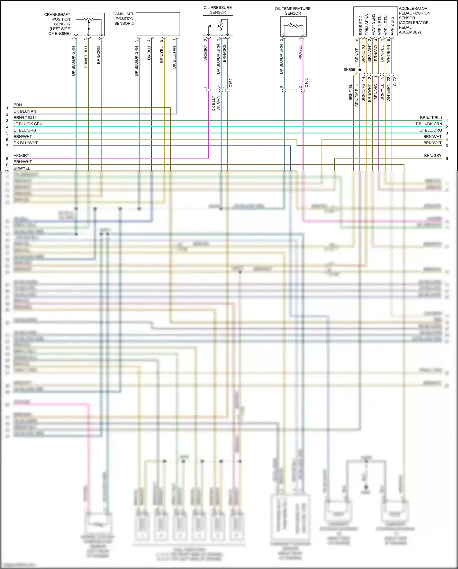 Dodge Durango III (2010-2013) eng ctrl com wiring diagram  (2 of 2)