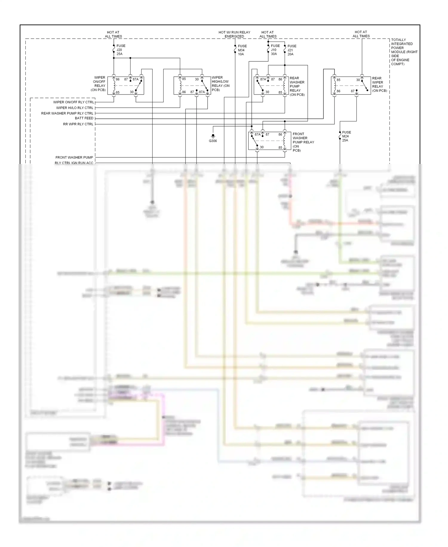 Dodge Durango III (2010-2013) engine compt) wiring diagram  (6 of 6)