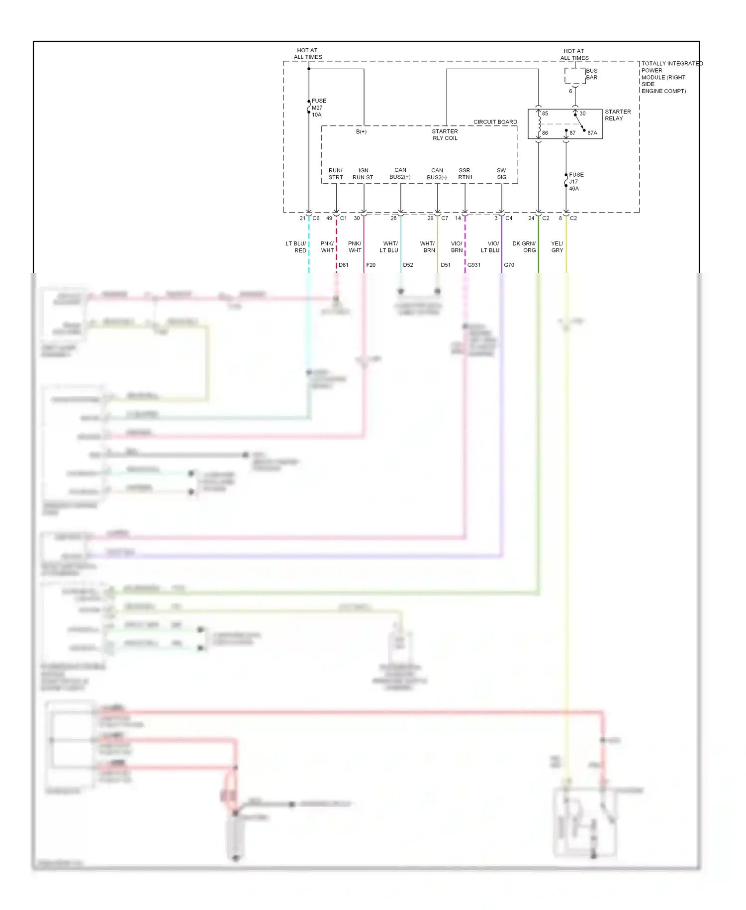 Dodge Durango III (2010-2013) pull- in wiring diagram  (1 of 1)