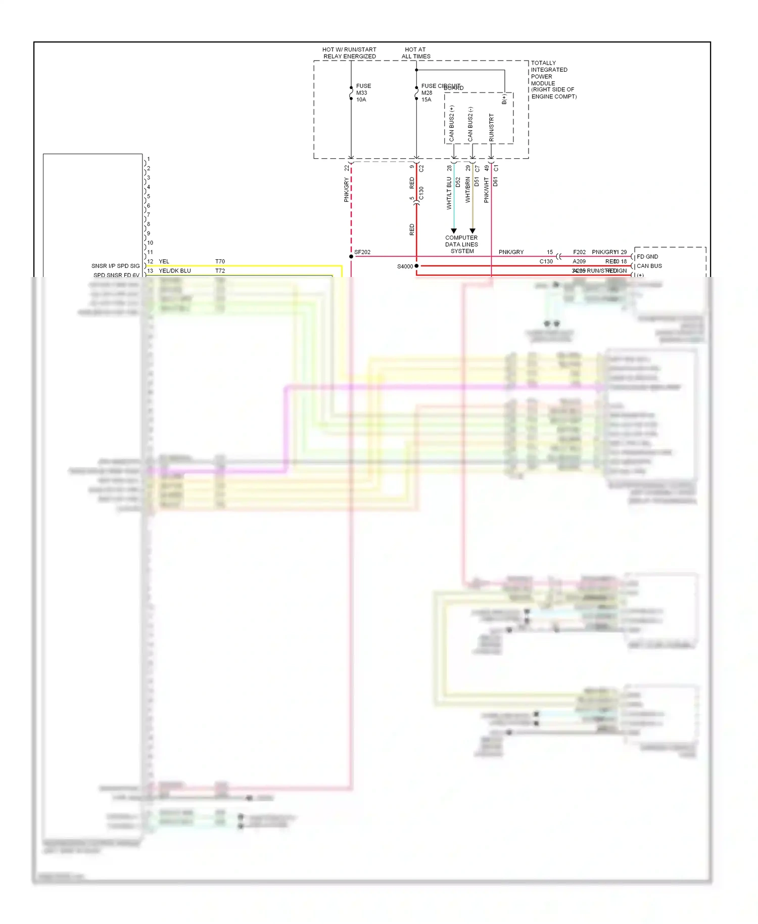 Dodge Durango III (2010-2013) run/strt wiring diagram  (1 of 2)