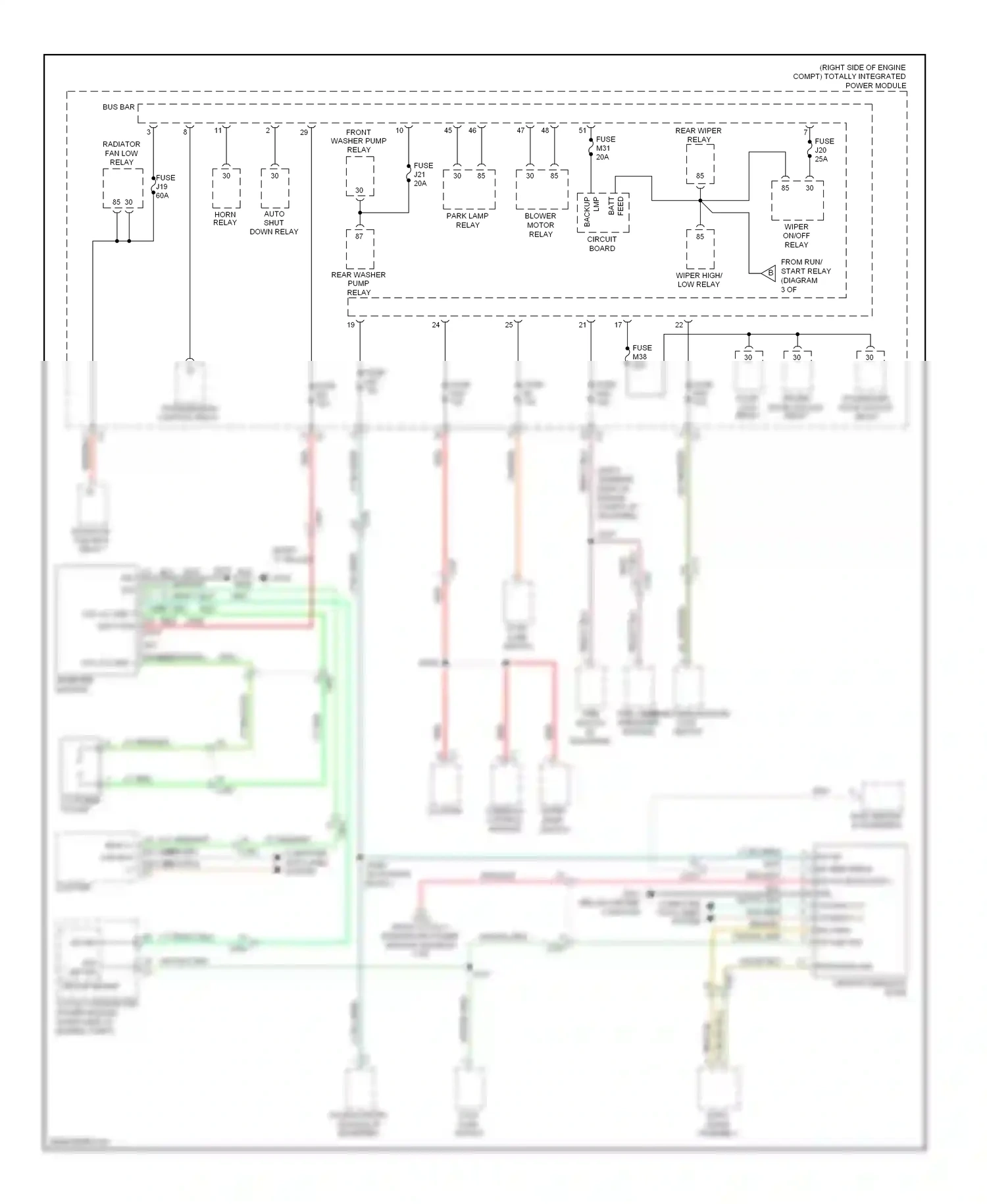 Dodge Durango III (2010-2013) shift lever assembly wiring diagram  (6 of 13)