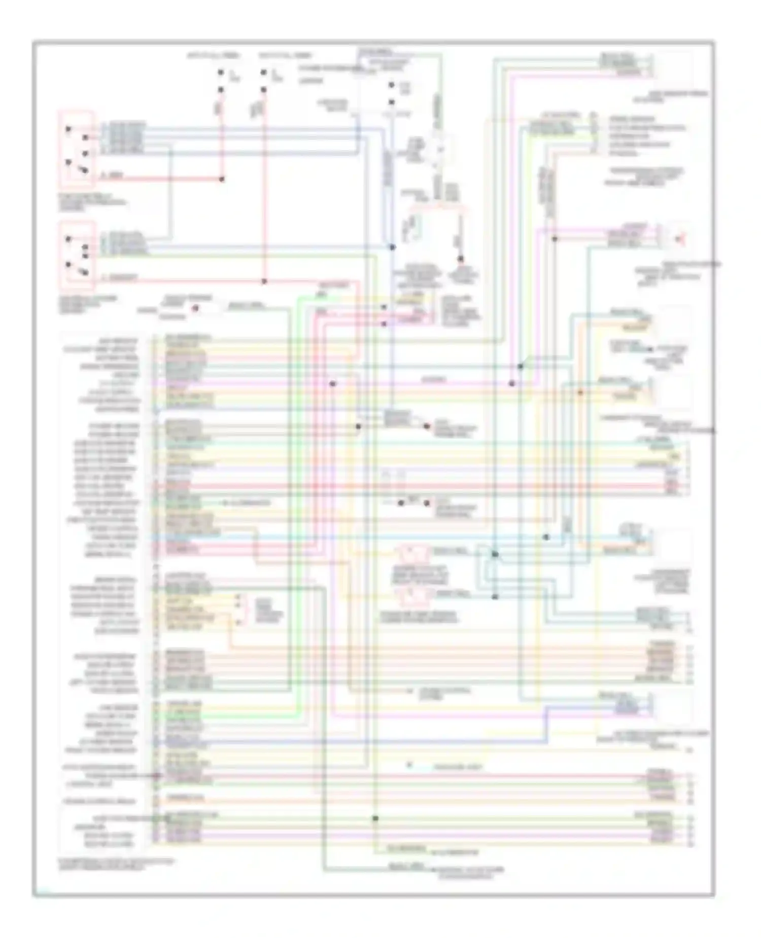 Intrepid Dodge I (1992-1997): Wiring diagram engine performance 3.3ls (1 of 2)