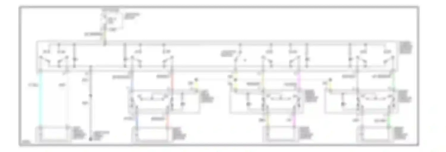 Intrepid Dodge I (1992-1997): Power window circuit