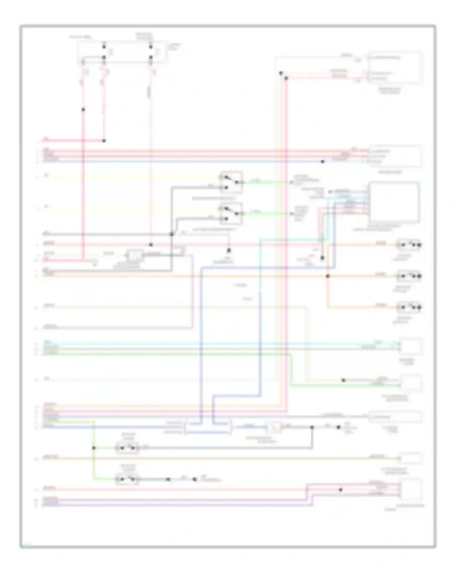 Wiring diagram adl relay lock for Dodge Intrepid I (1992-1997) (1 of 2)