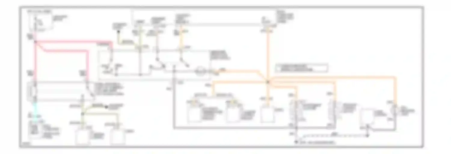 Wiring diagram dimmable lamps for Dodge Intrepid I (1992-1997) (1 of 1)