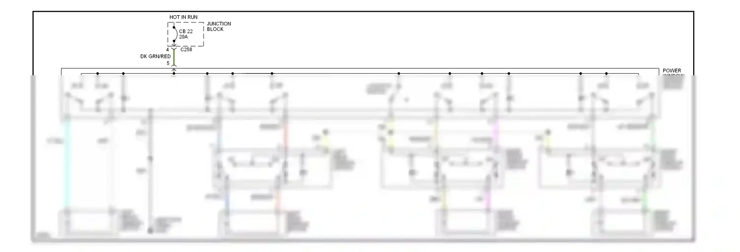 Dodge Intrepid I (1992-1997) (left kick panel) wiring diagram  (12 of 13)