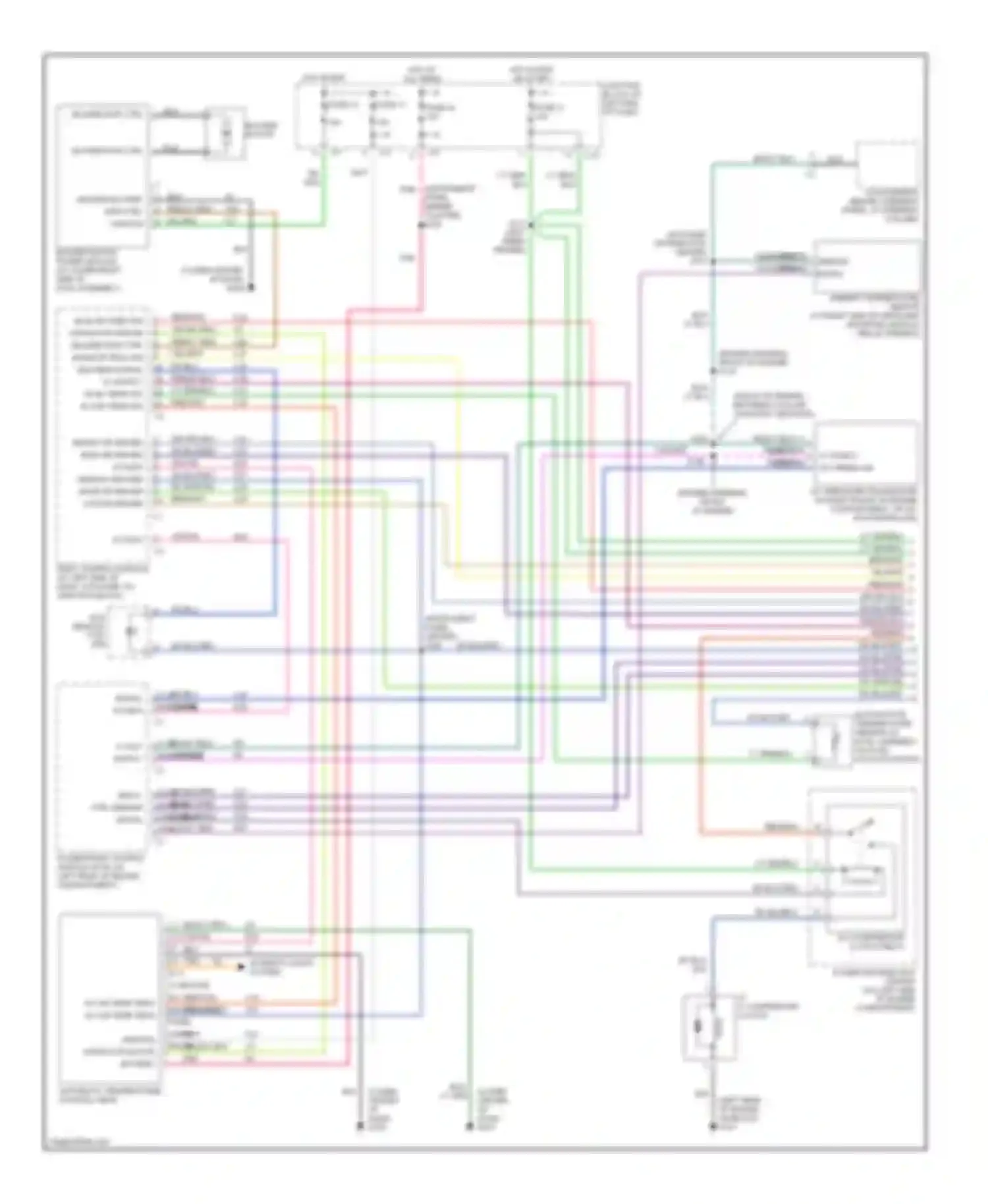 Intrepid Dodge II (1997-2004): Automatic a/c circuit (1 of 2)