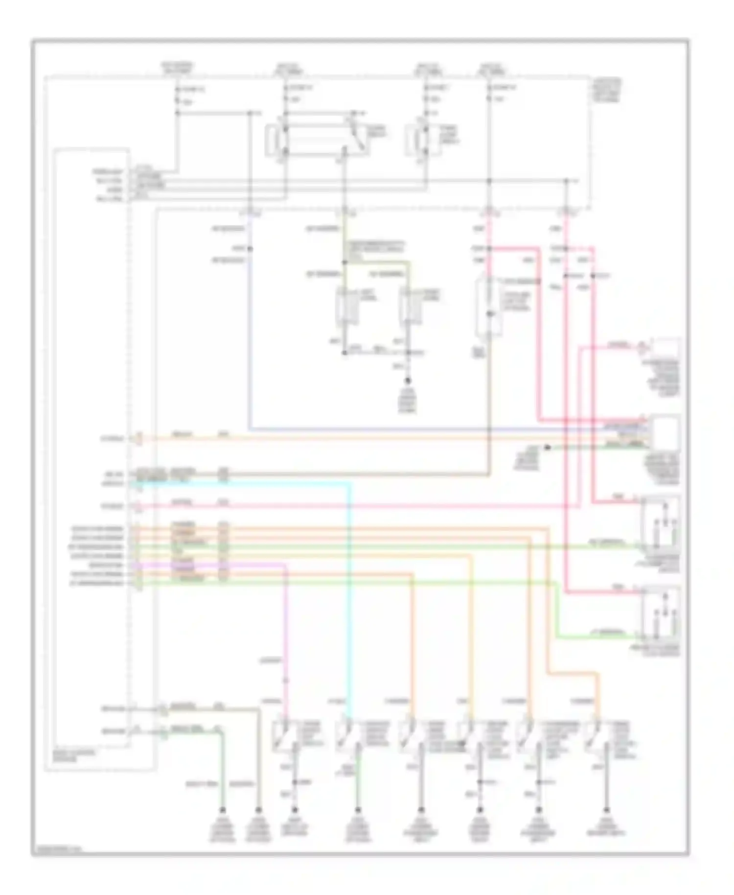 Wiring diagram 6 4 2 5 pnk for Dodge Intrepid II (1997-2004) (1 of 1)