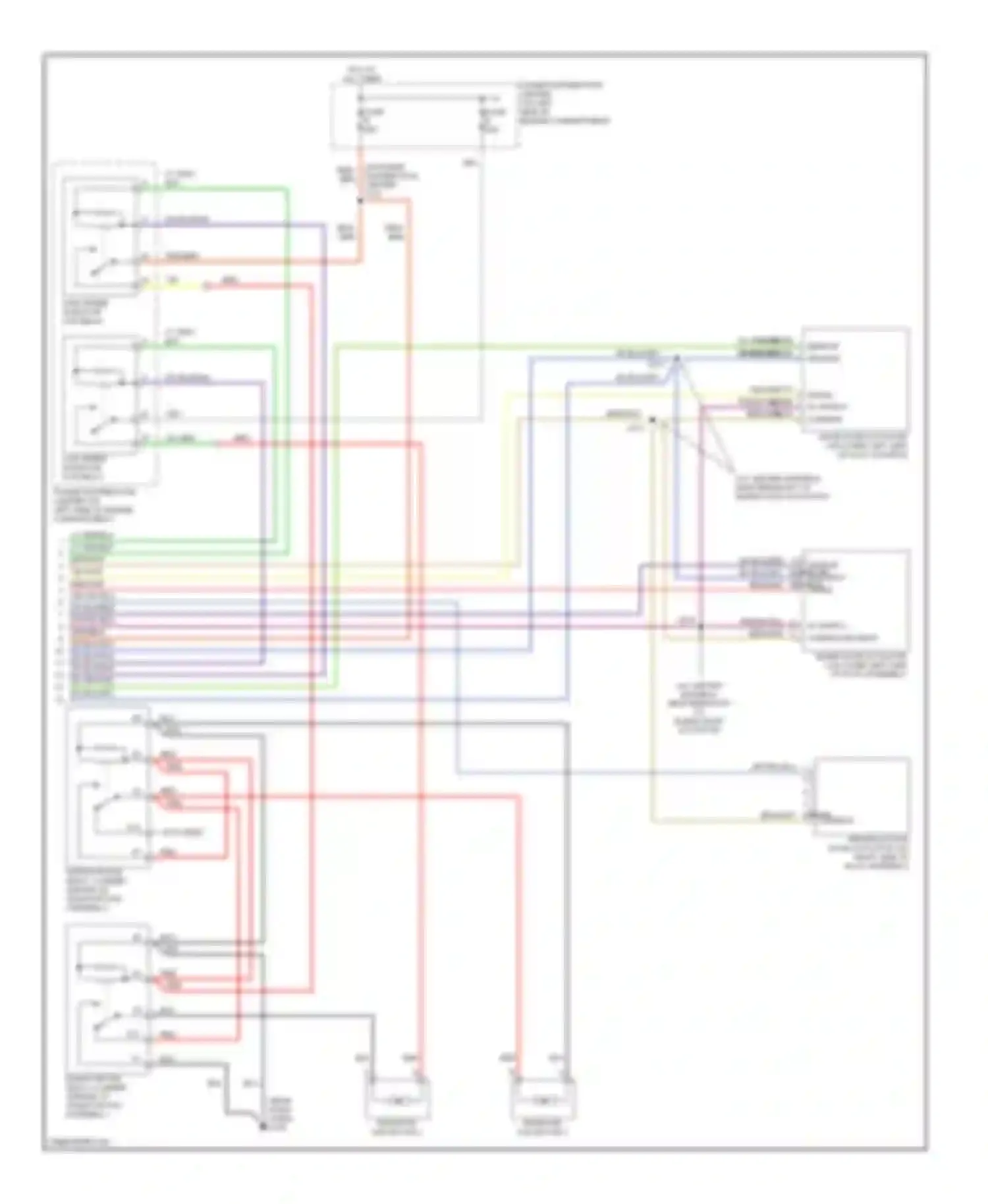 Wiring diagram low speed radiator fan relay for Dodge Intrepid II (1997-2004) (2 of 5)