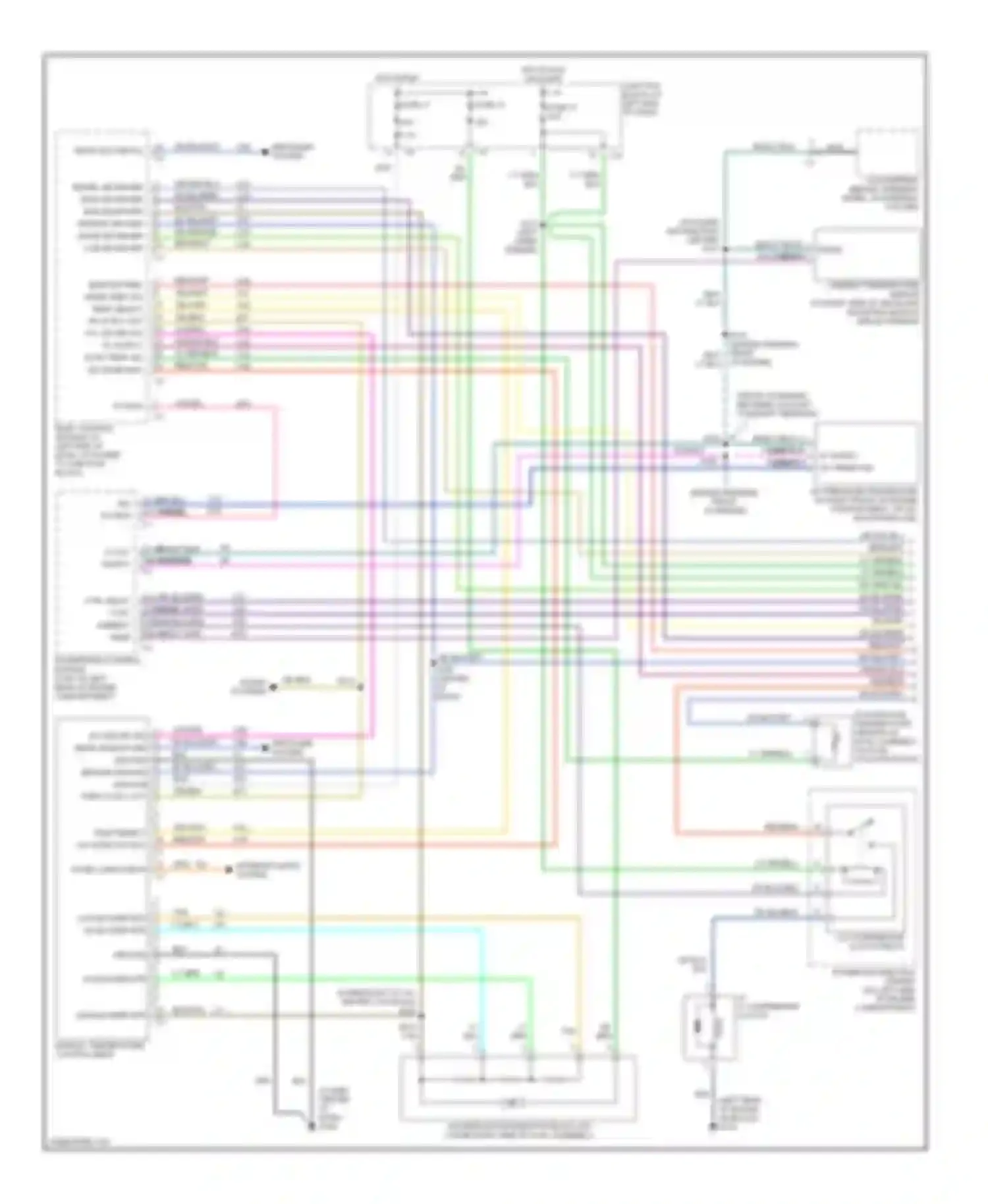 Wiring diagram sound systems for Dodge Intrepid II (1997-2004) (2 of 2)