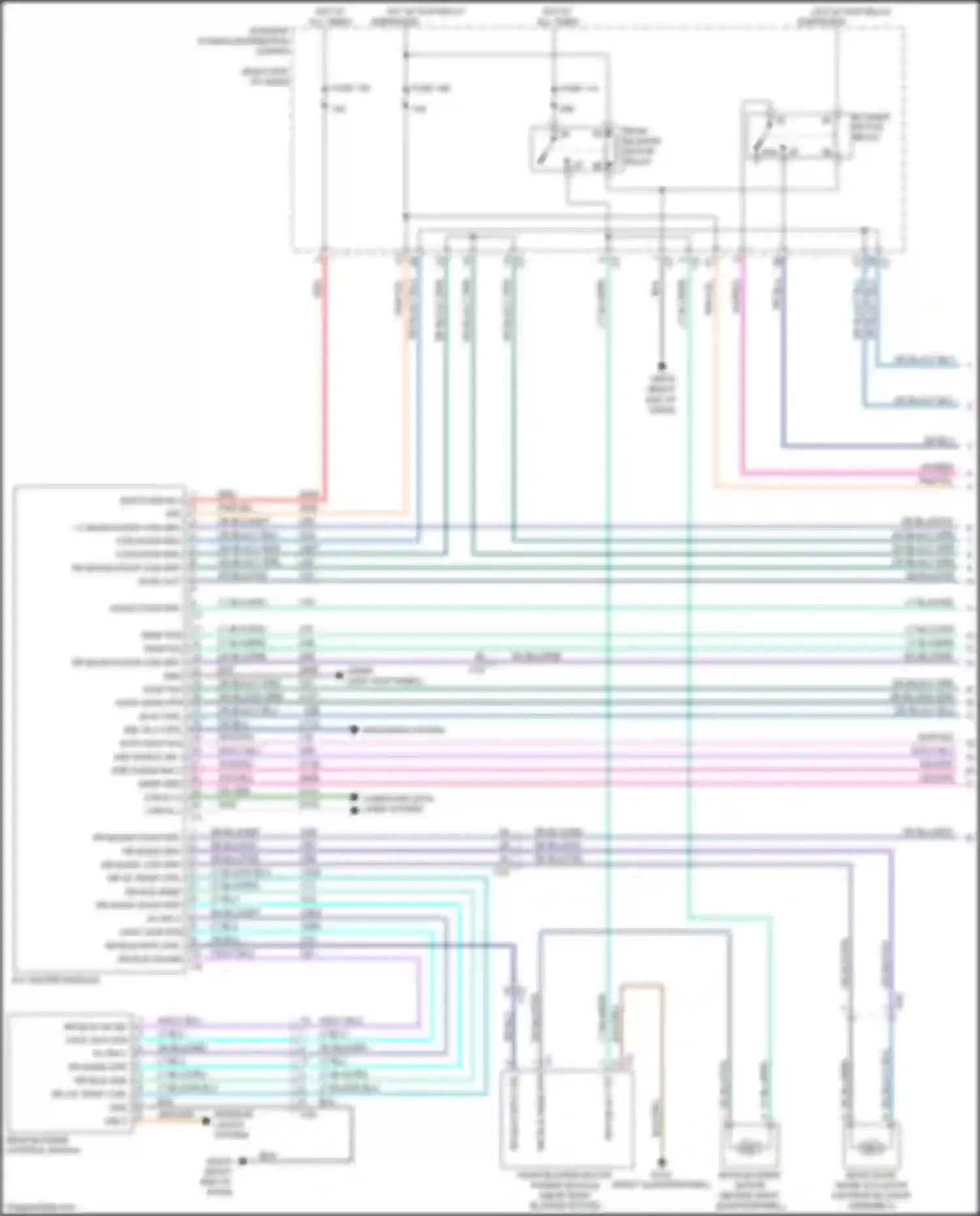 Journey Dodge I facelift (2011-2020): Automatic a/c circuit (1 of 3)