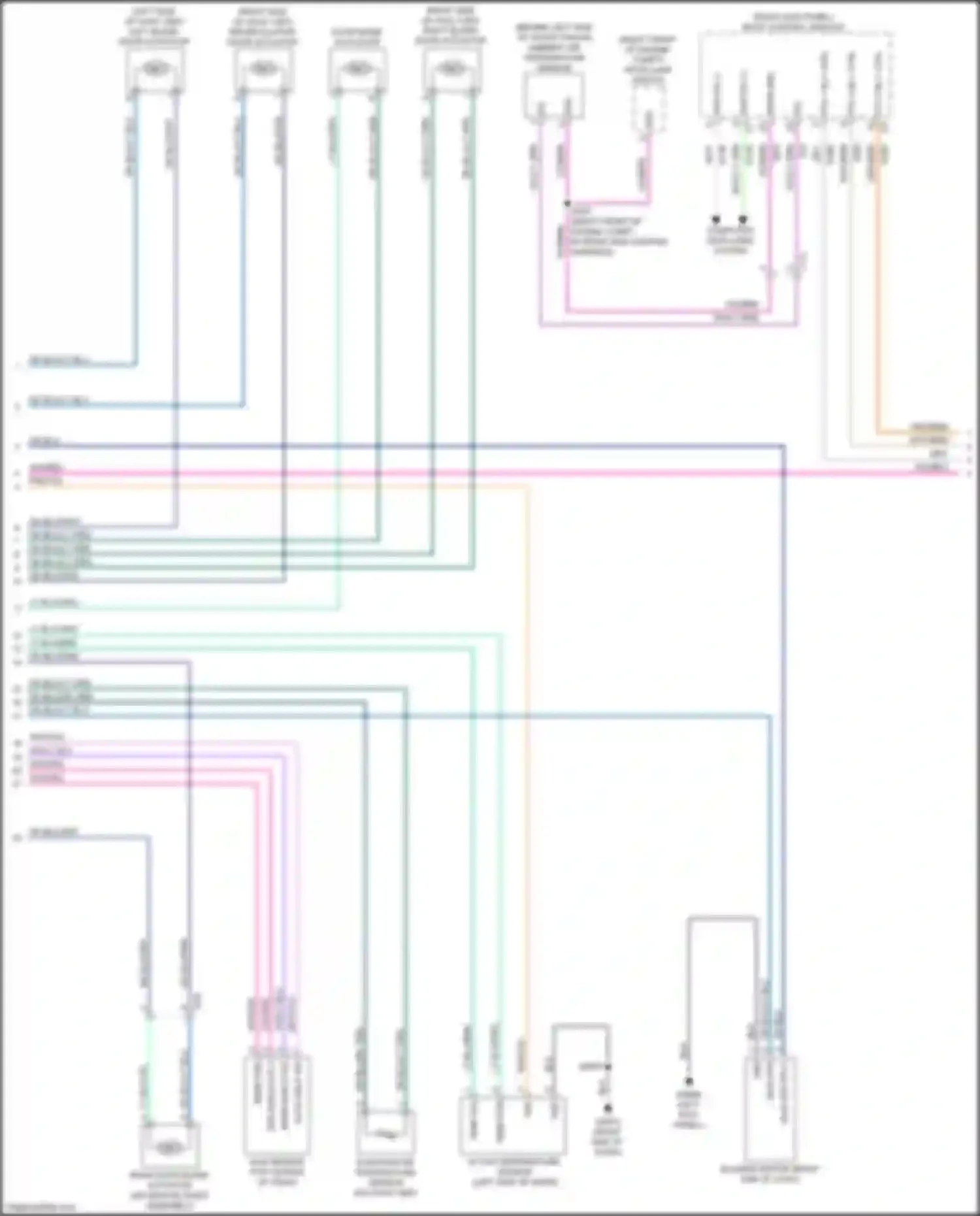 Journey Dodge I facelift (2011-2020): Automatic a/c circuit (2 of 3)