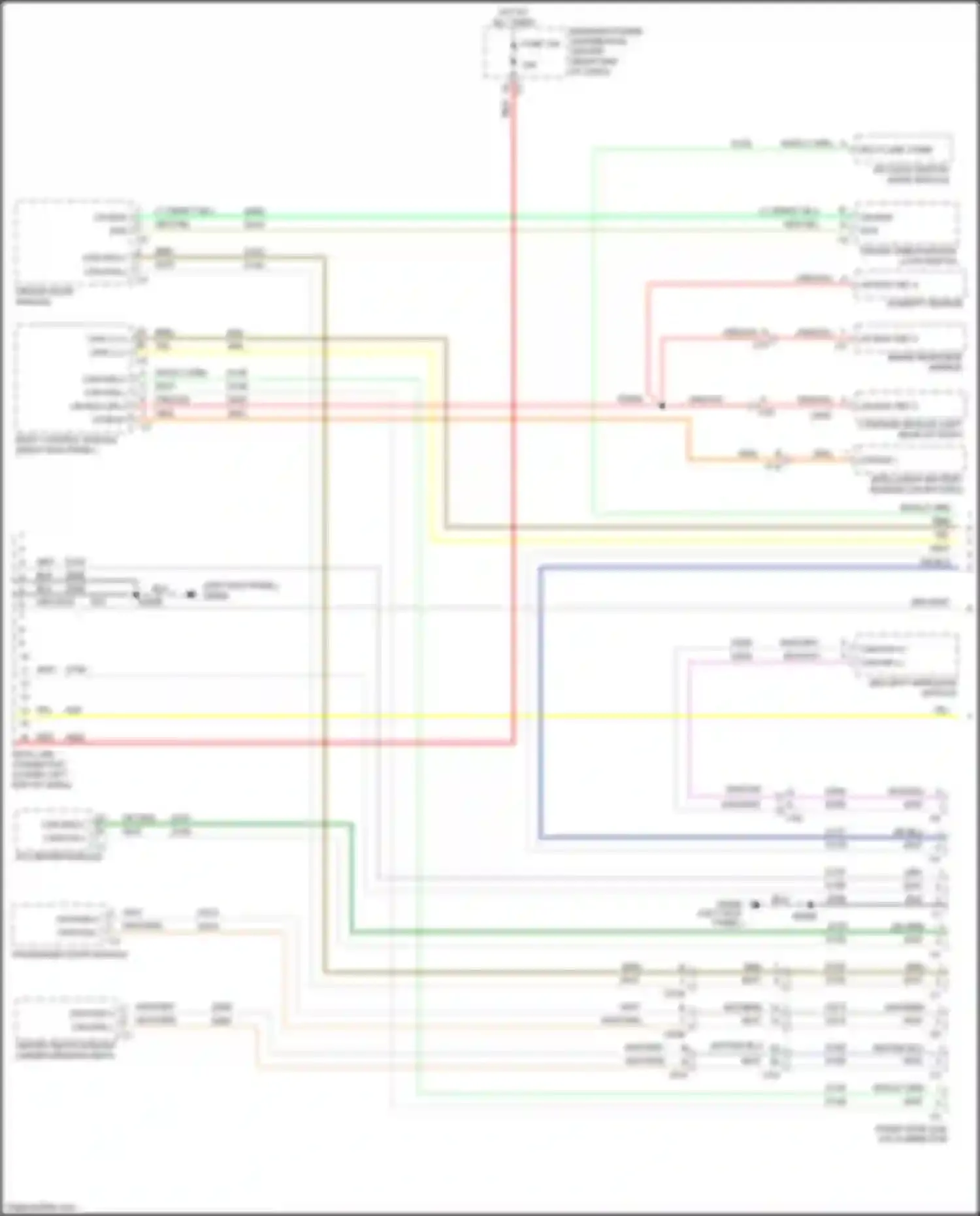 Journey Dodge I facelift (2011-2020): Computer data lines circuit (1 of 2)