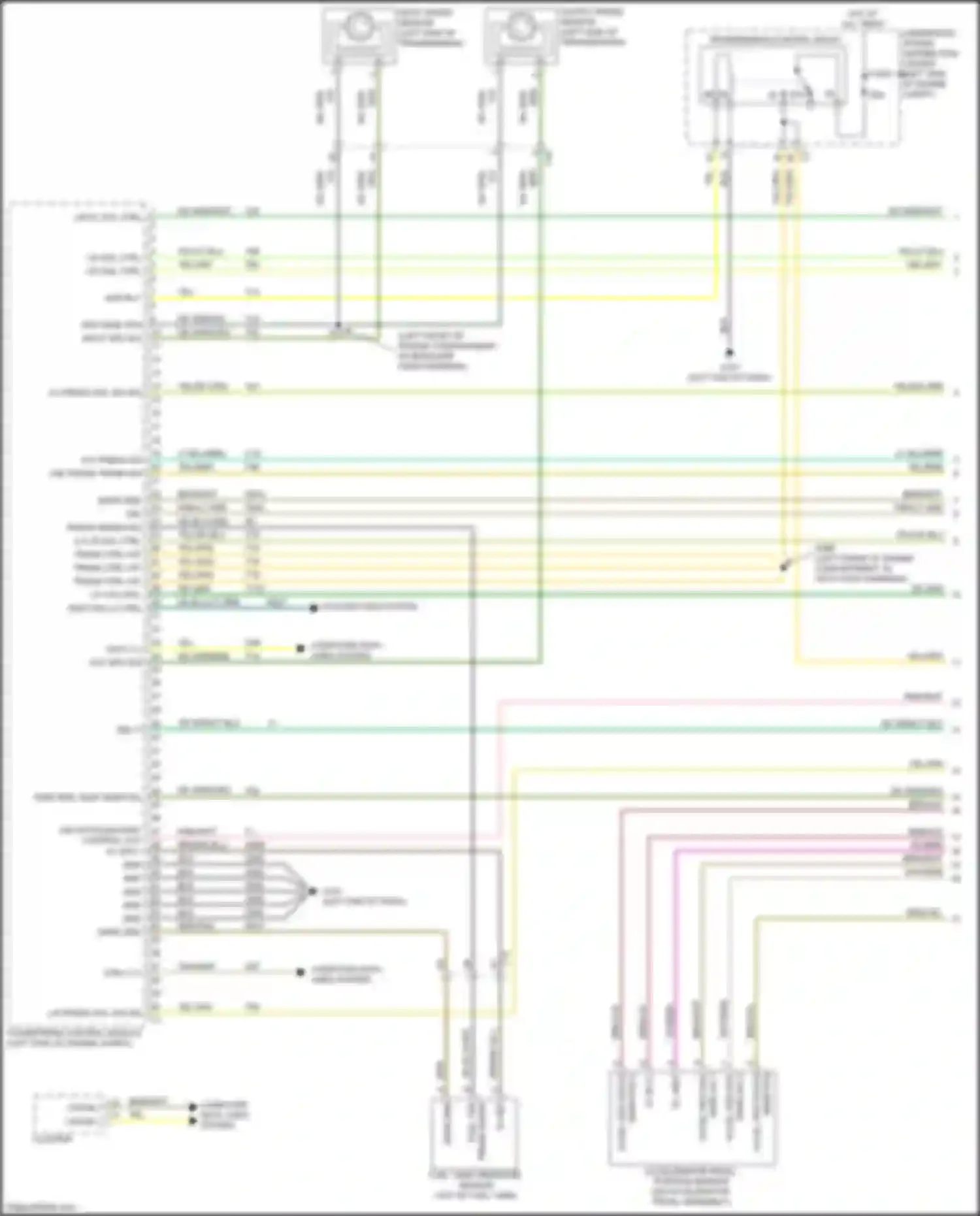 Journey Dodge I facelift (2011-2020): Wiring diagram engine performance 2.4l (1 of 6)