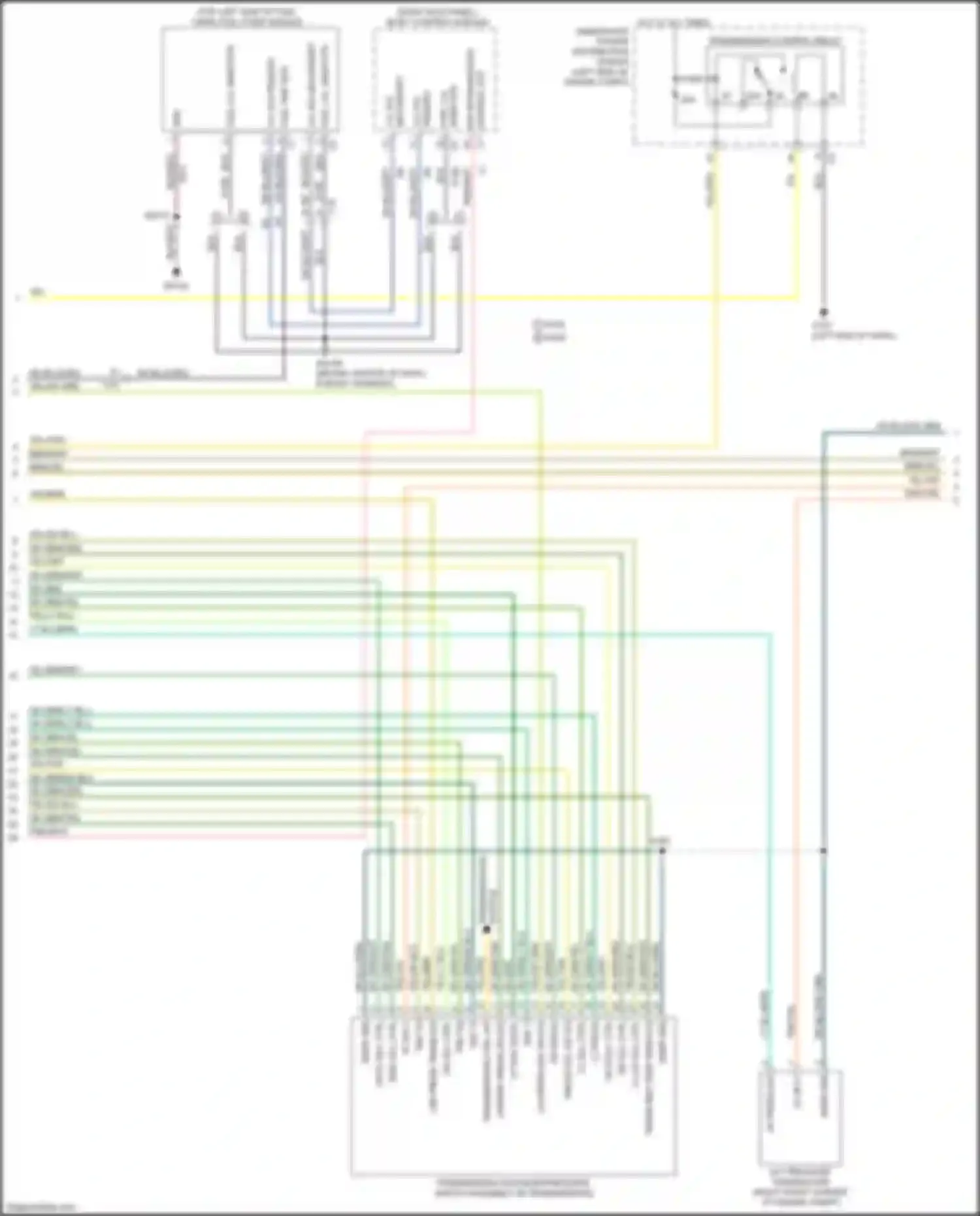 Journey Dodge I facelift (2011-2020): Wiring diagram engine performance 3.6l (3 of 6)