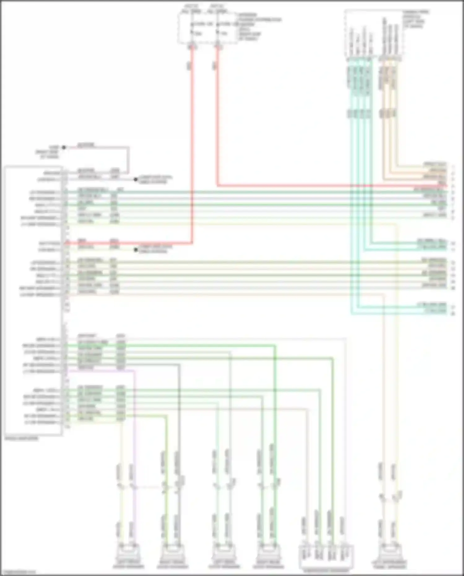 Journey Dodge I facelift (2011-2020): Navigation circuit (1 of 4)