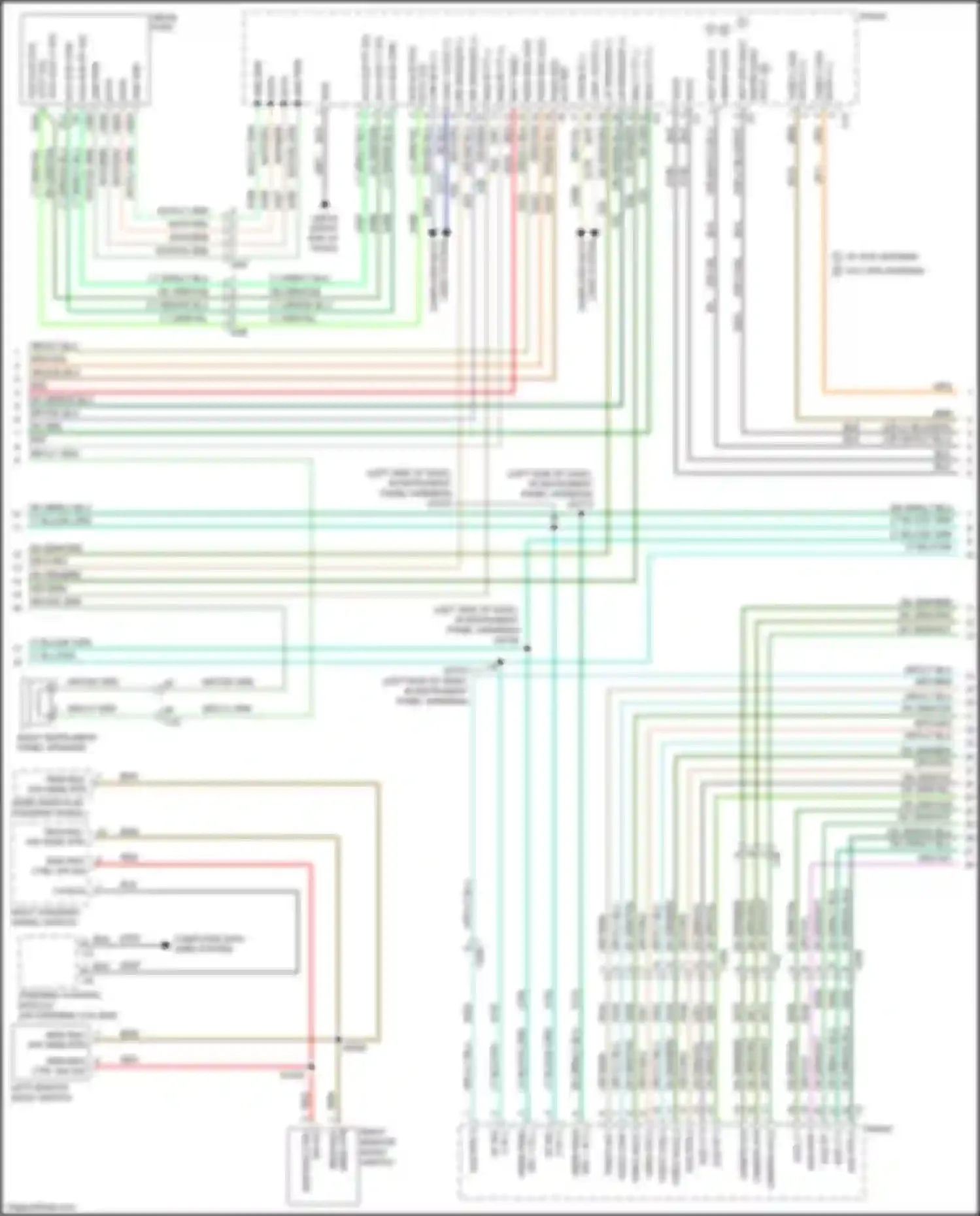 Journey Dodge I facelift (2011-2020): Navigation circuit (2 of 4)