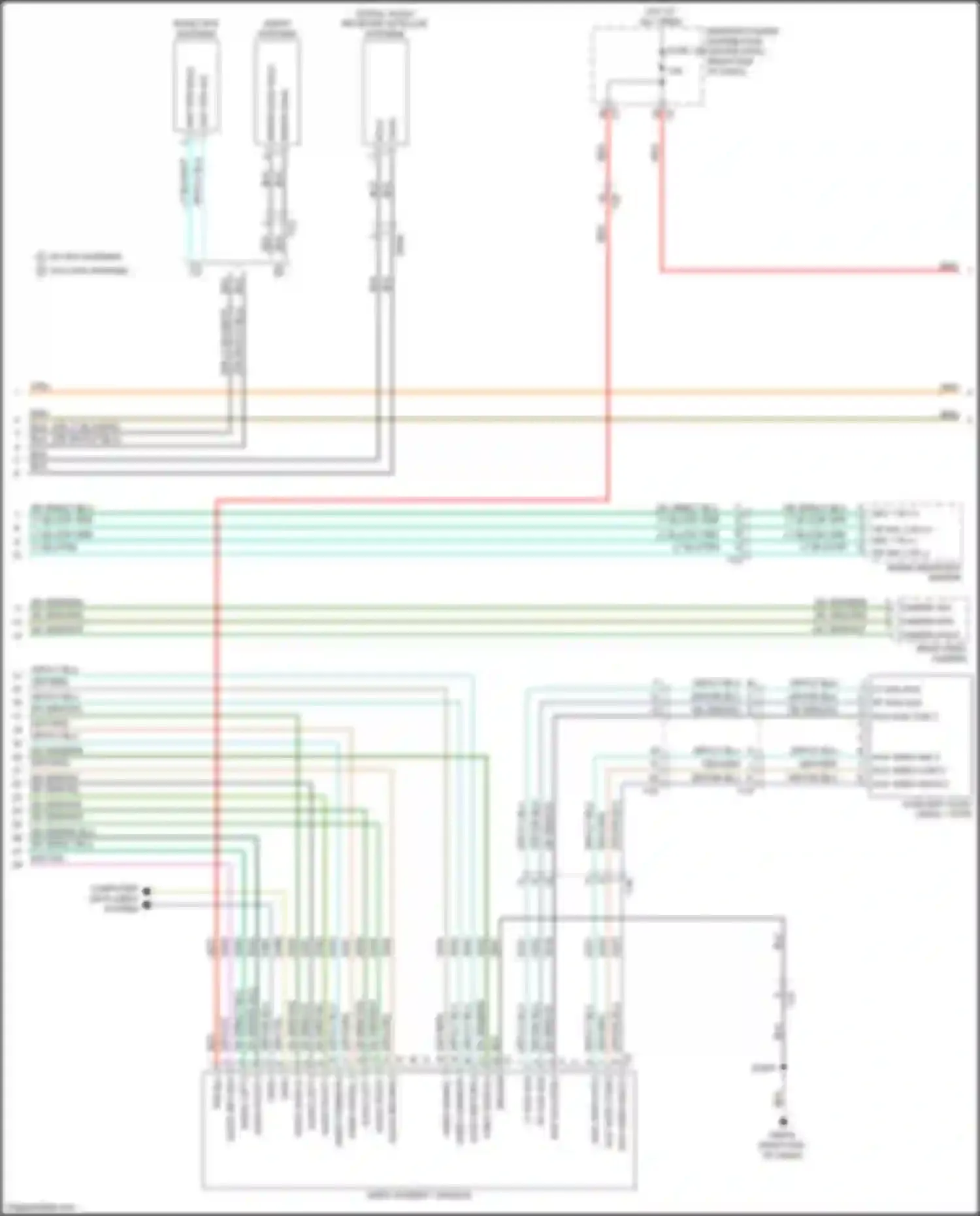 Journey Dodge I facelift (2011-2020): Navigation circuit (3 of 4)