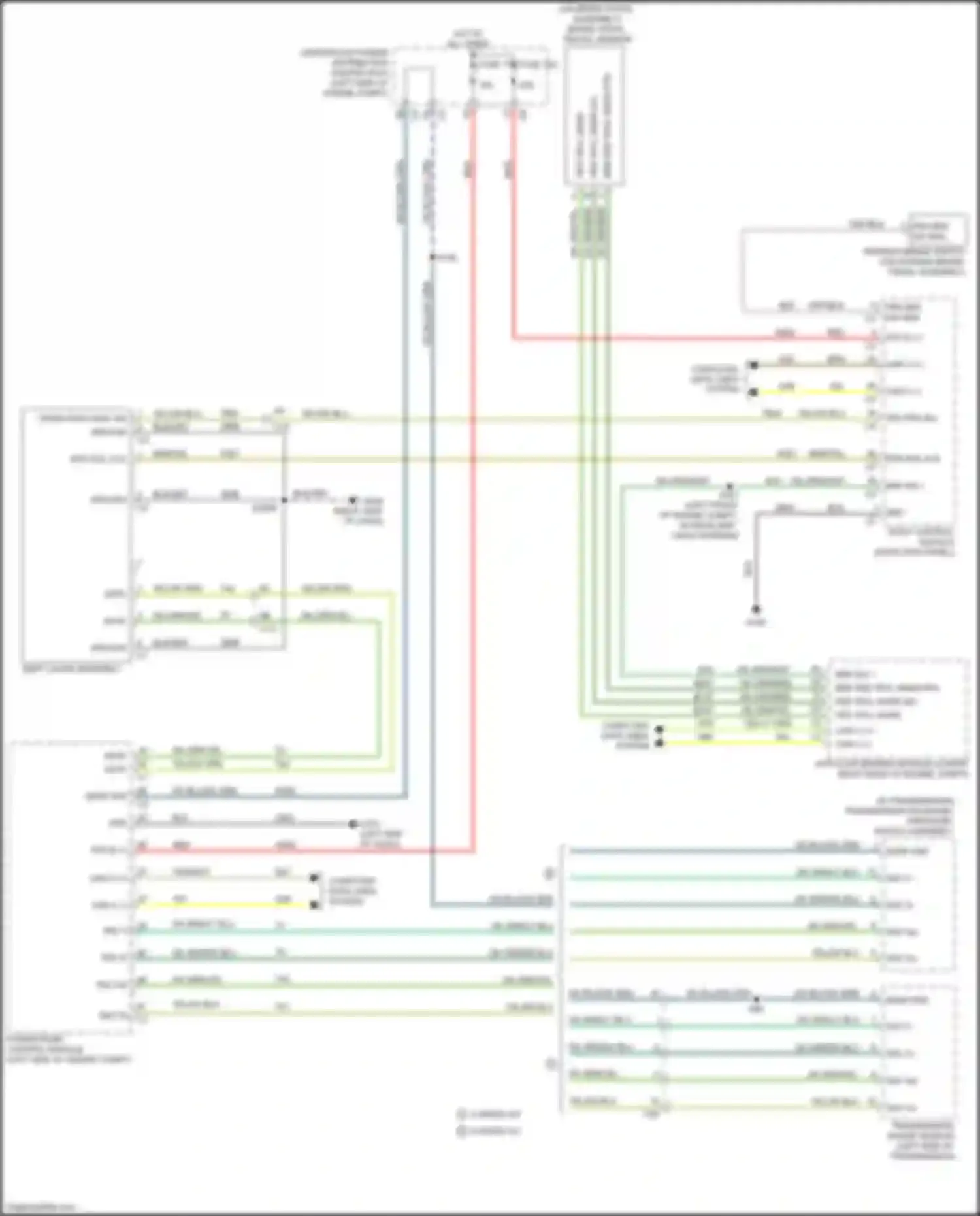 Journey Dodge I facelift (2011-2020): Shift interlock circuit