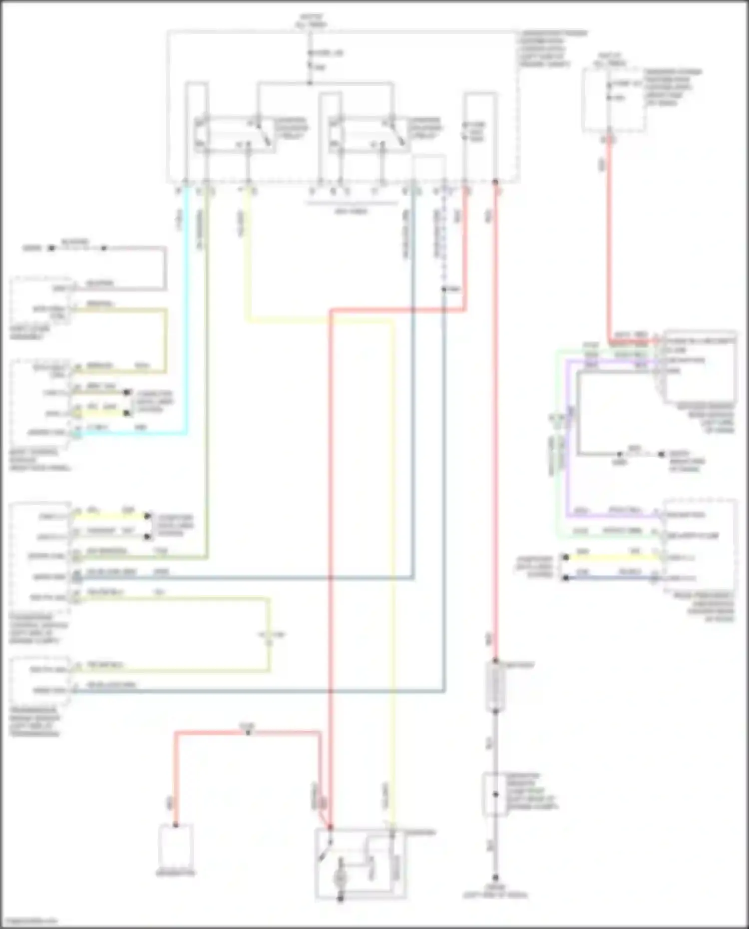 Journey Dodge I facelift (2011-2020): Starting circuit