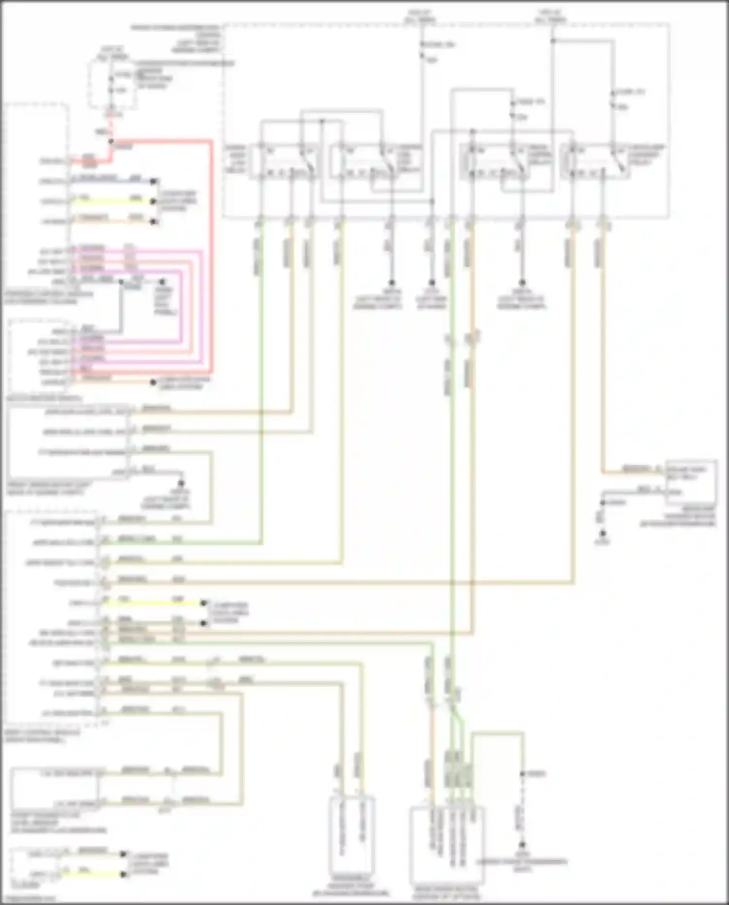 Journey Dodge I facelift (2011-2020): Wiper/washer circuit