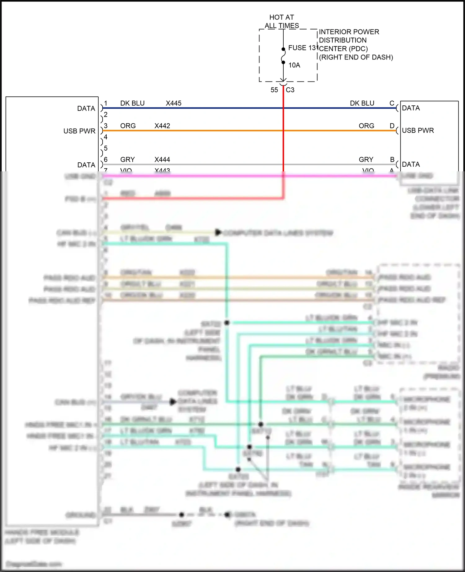 Dodge Journey I facelift (2011-2020) computer data lines system wiring diagram  (43 of 53)