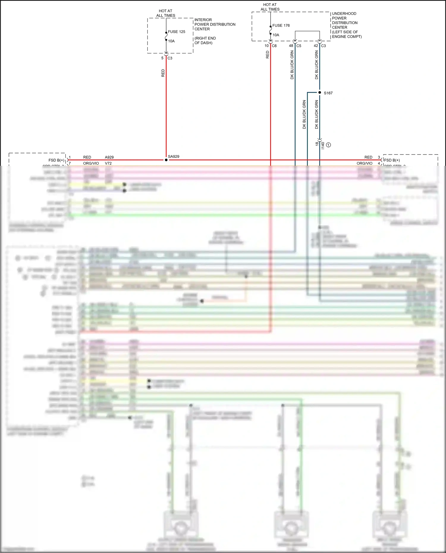 Dodge Journey I facelift (2011-2020) engine controls system wiring diagram  (4 of 5)