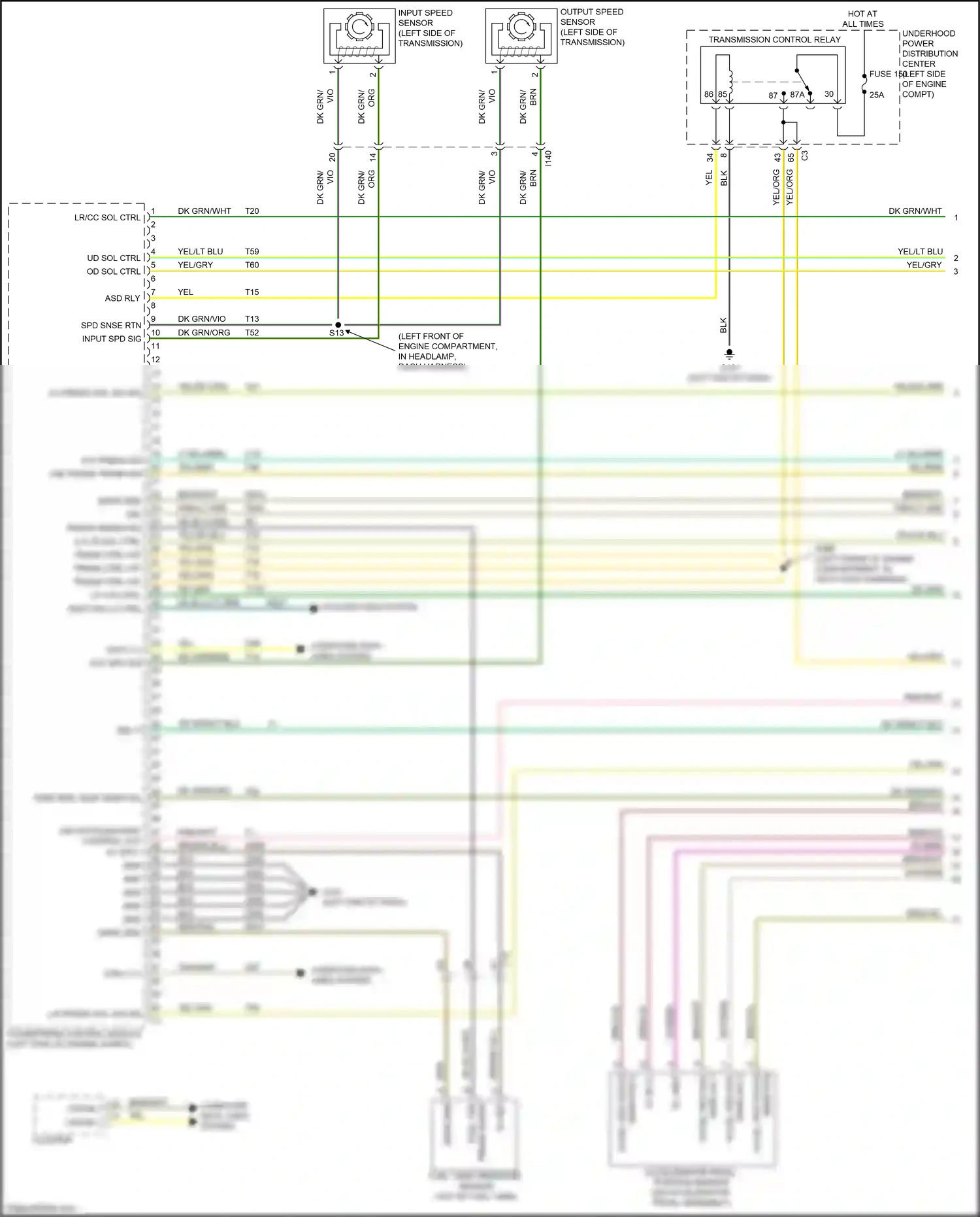 Dodge Journey I facelift (2011-2020) input speed sensor wiring diagram  (4 of 5)