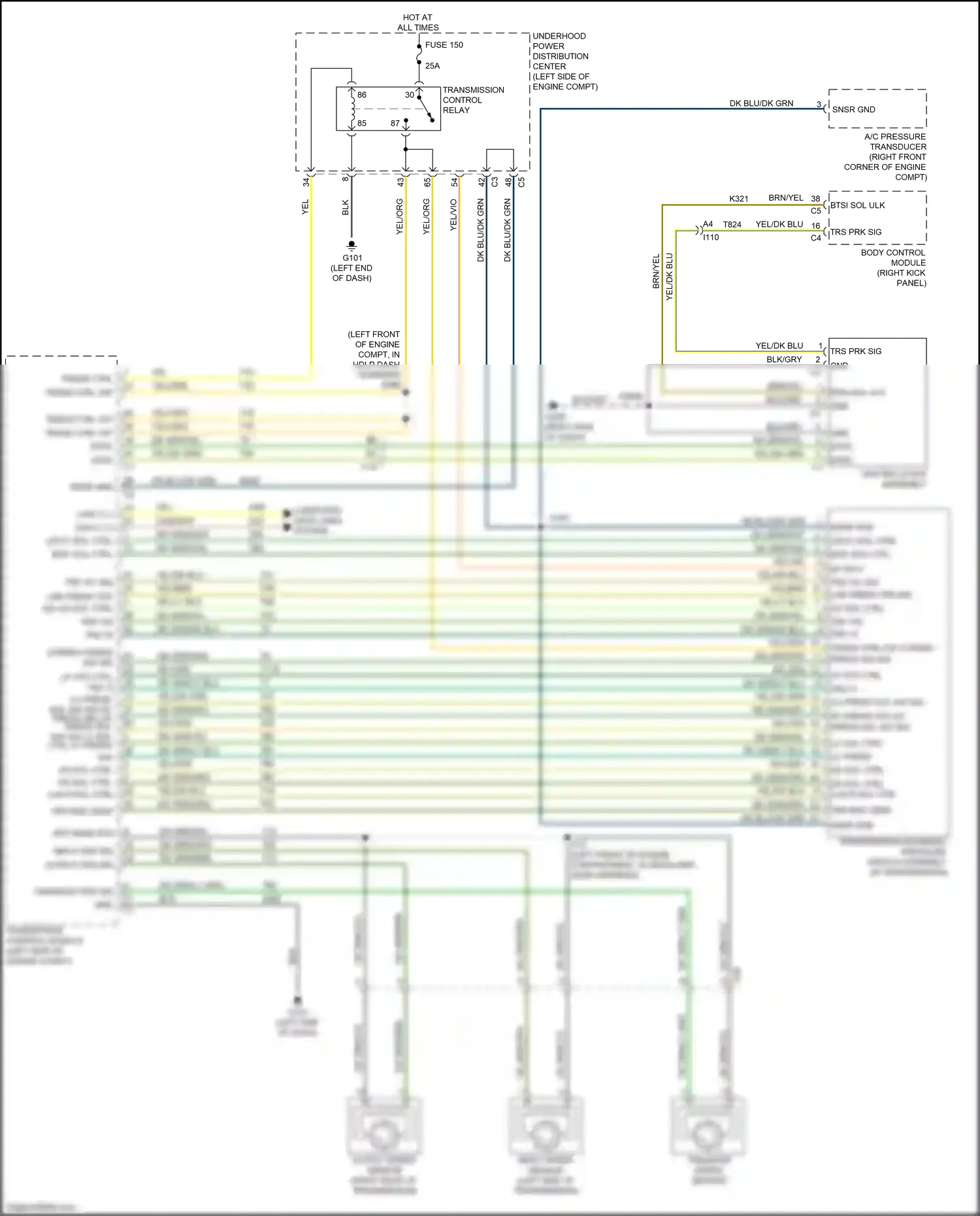 Dodge Journey I facelift (2011-2020) input speed sensor wiring diagram  (2 of 5)