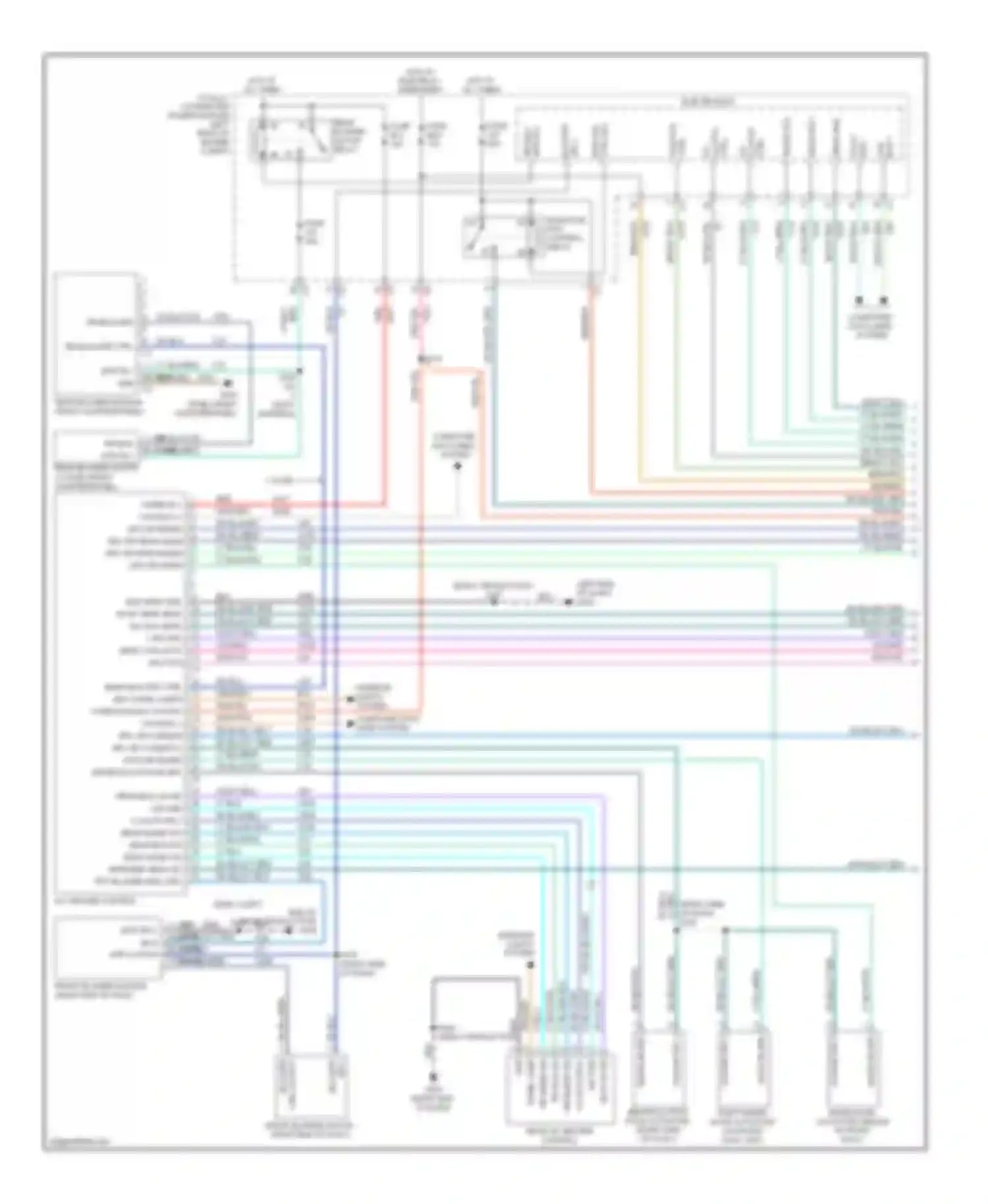 Journey Dodge I (2007-2011): Automatic a/c circuit (1 of 2)