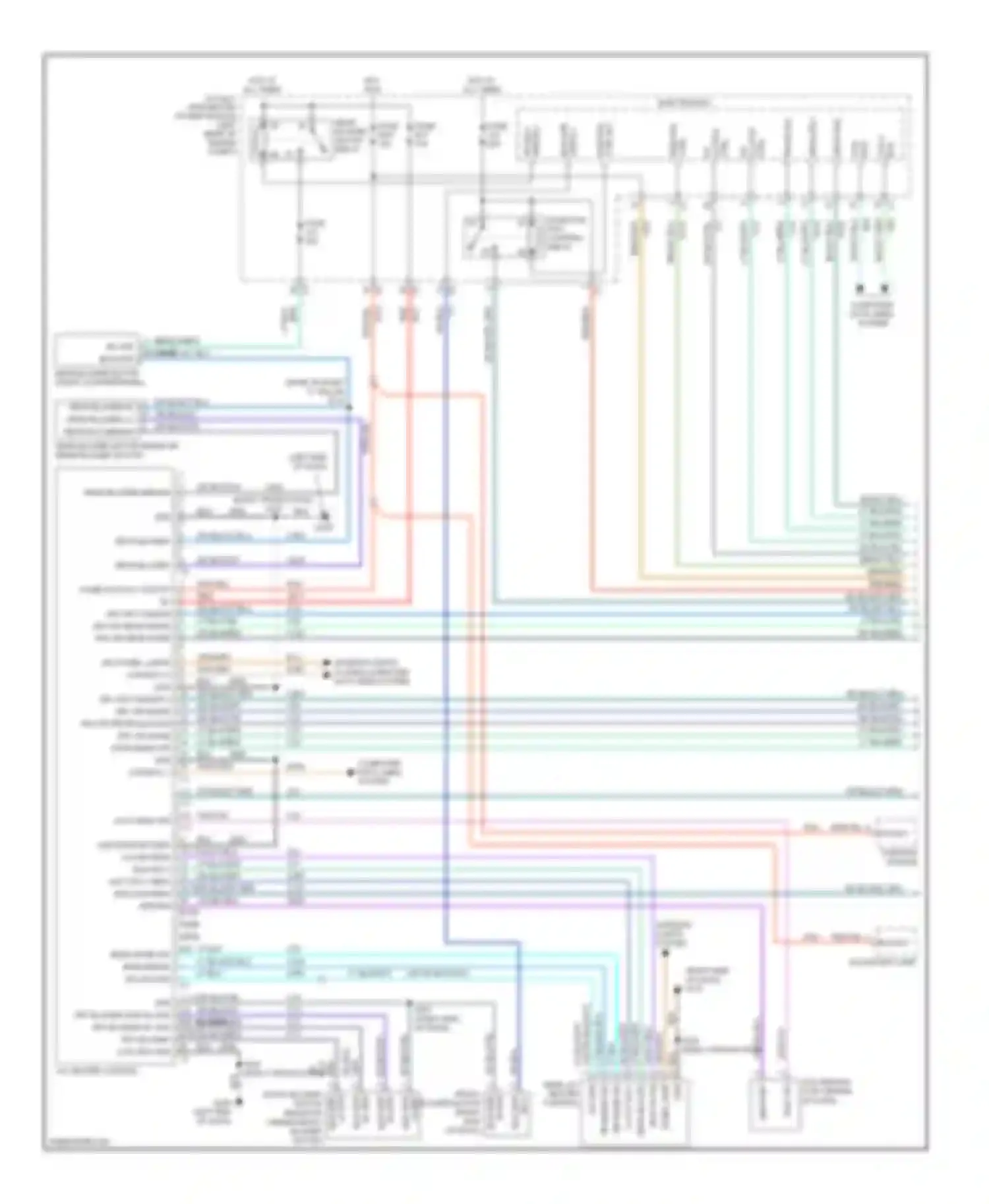 Journey Dodge I (2007-2011): Manual a/c circuit, with 3 zone (1 of 2)