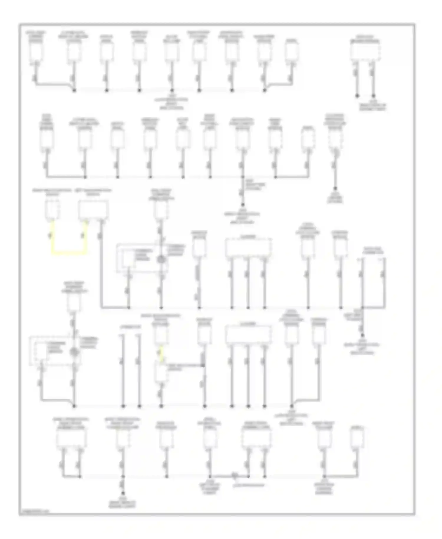 Journey Dodge I (2007-2011): Ground distribution circuit (2 of 4)