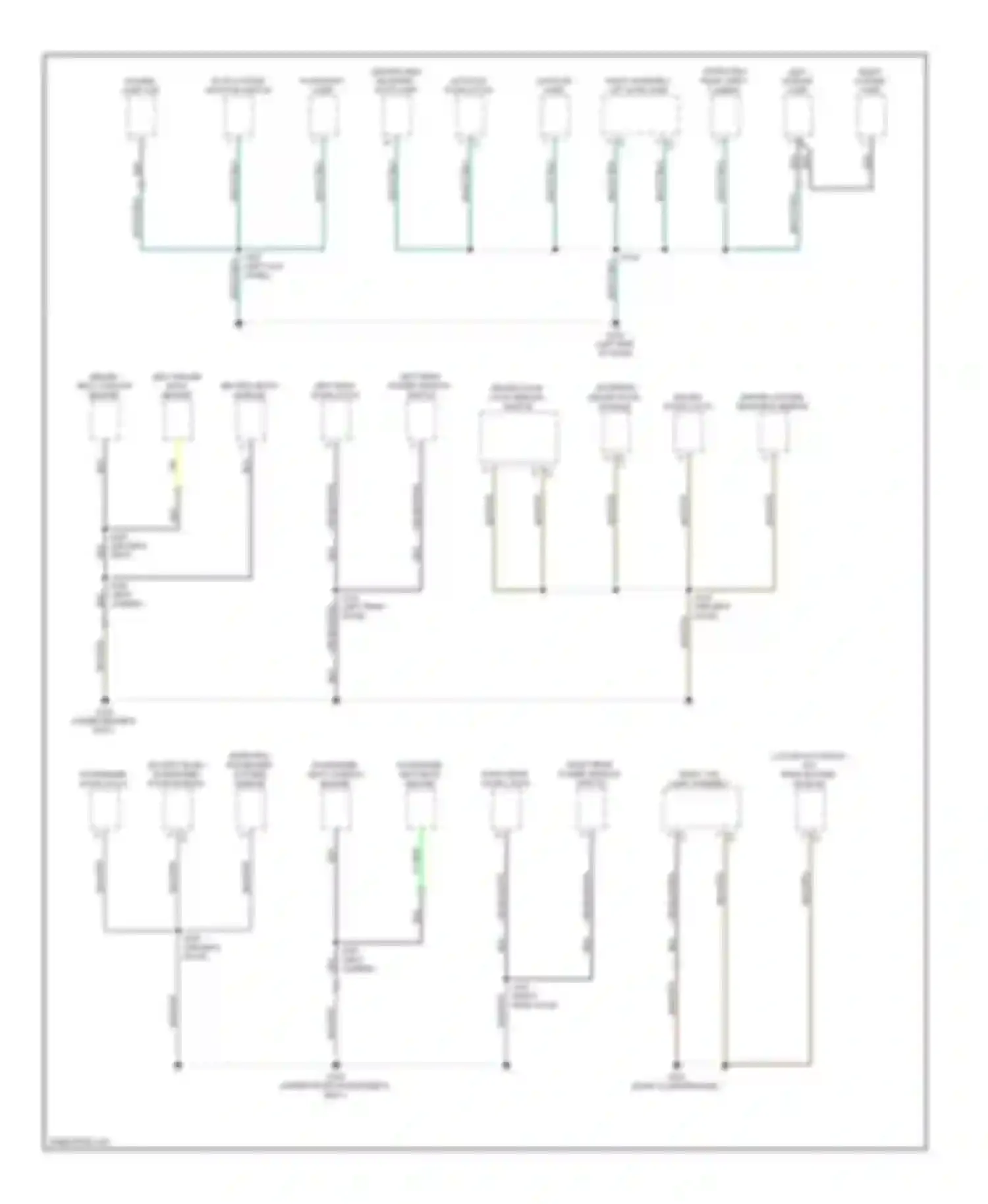 Journey Dodge I (2007-2011): Ground distribution circuit (3 of 4)