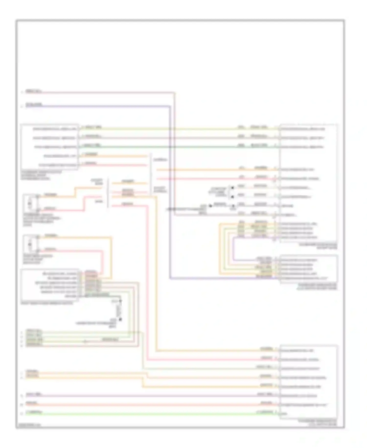 Journey Dodge I (2007-2011): Power windows circuit (2 of 2)