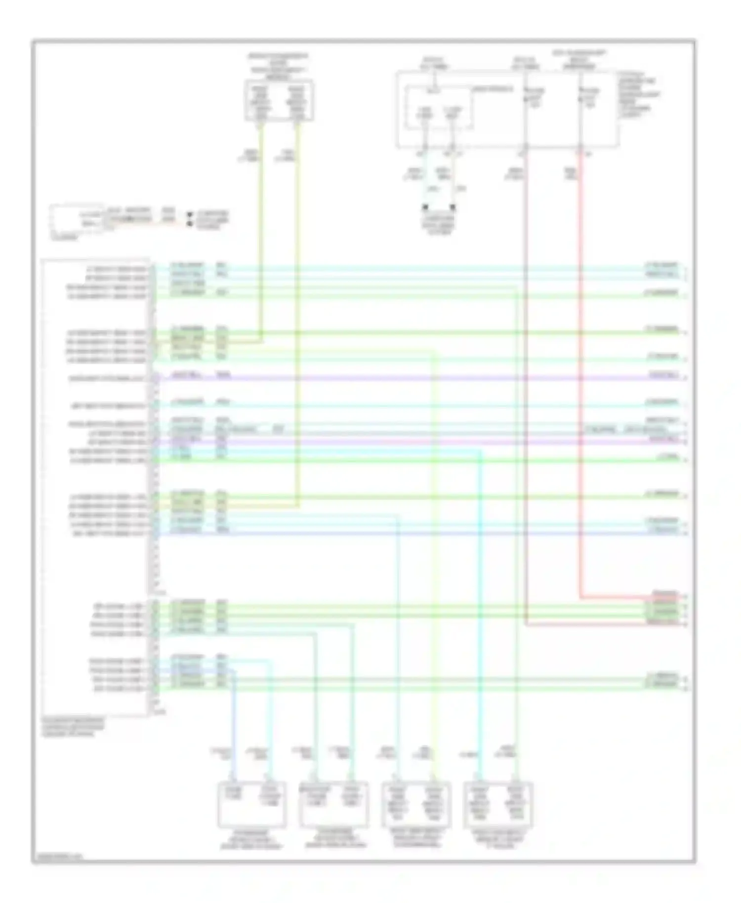 Journey Dodge I (2007-2011): Supplemental restraints circuit (1 of 3)