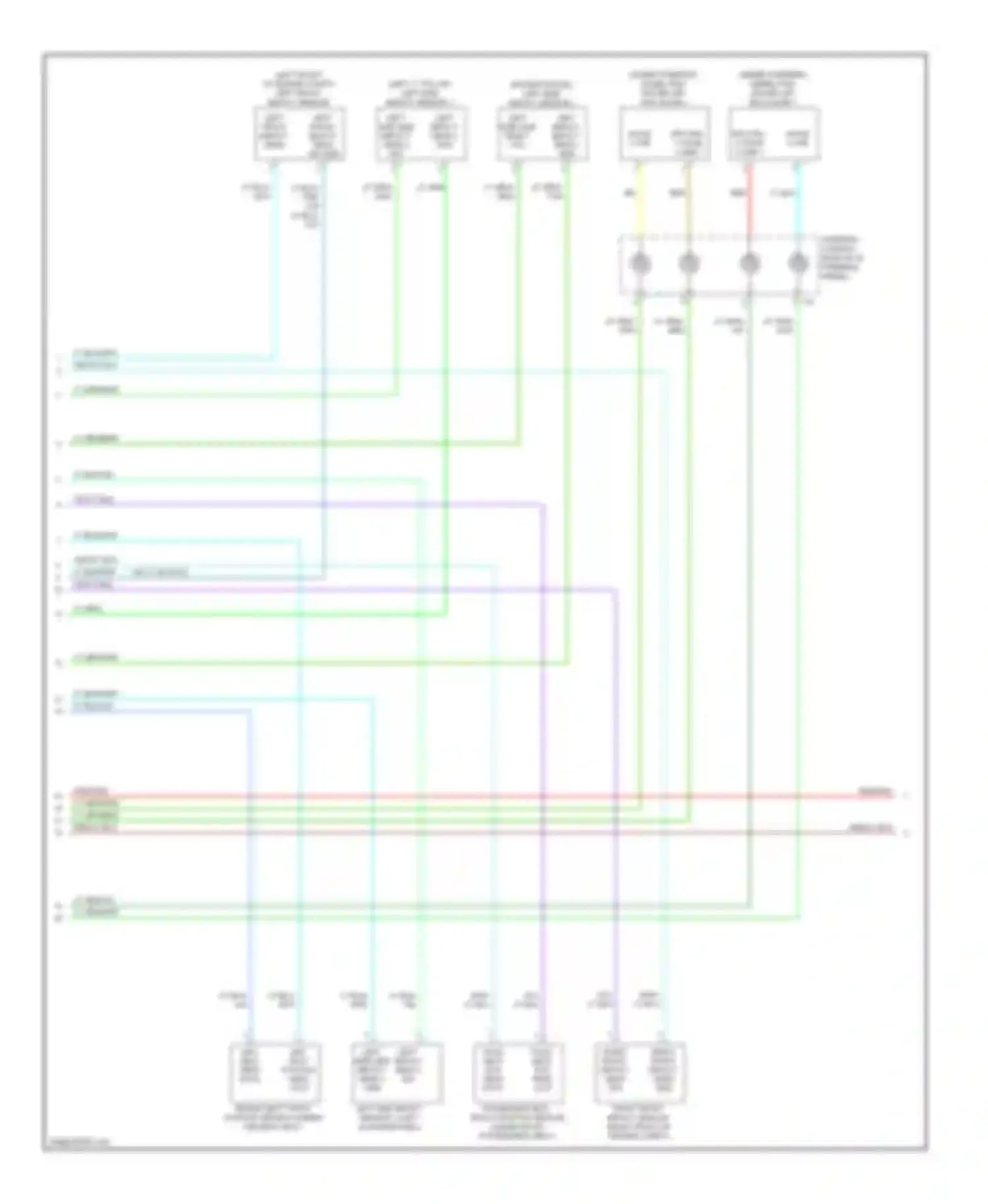 Journey Dodge I (2007-2011): Supplemental restraints circuit (2 of 3)