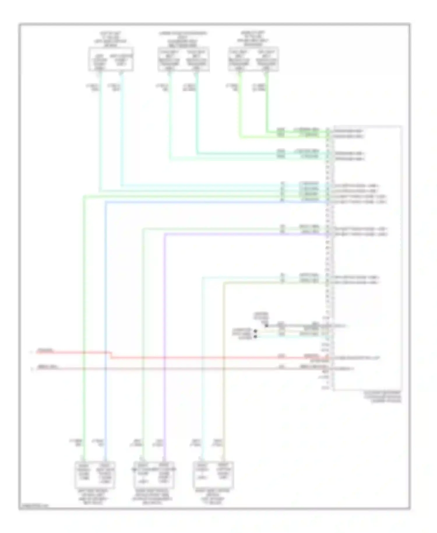 Journey Dodge I (2007-2011): Supplemental restraints circuit (3 of 3)