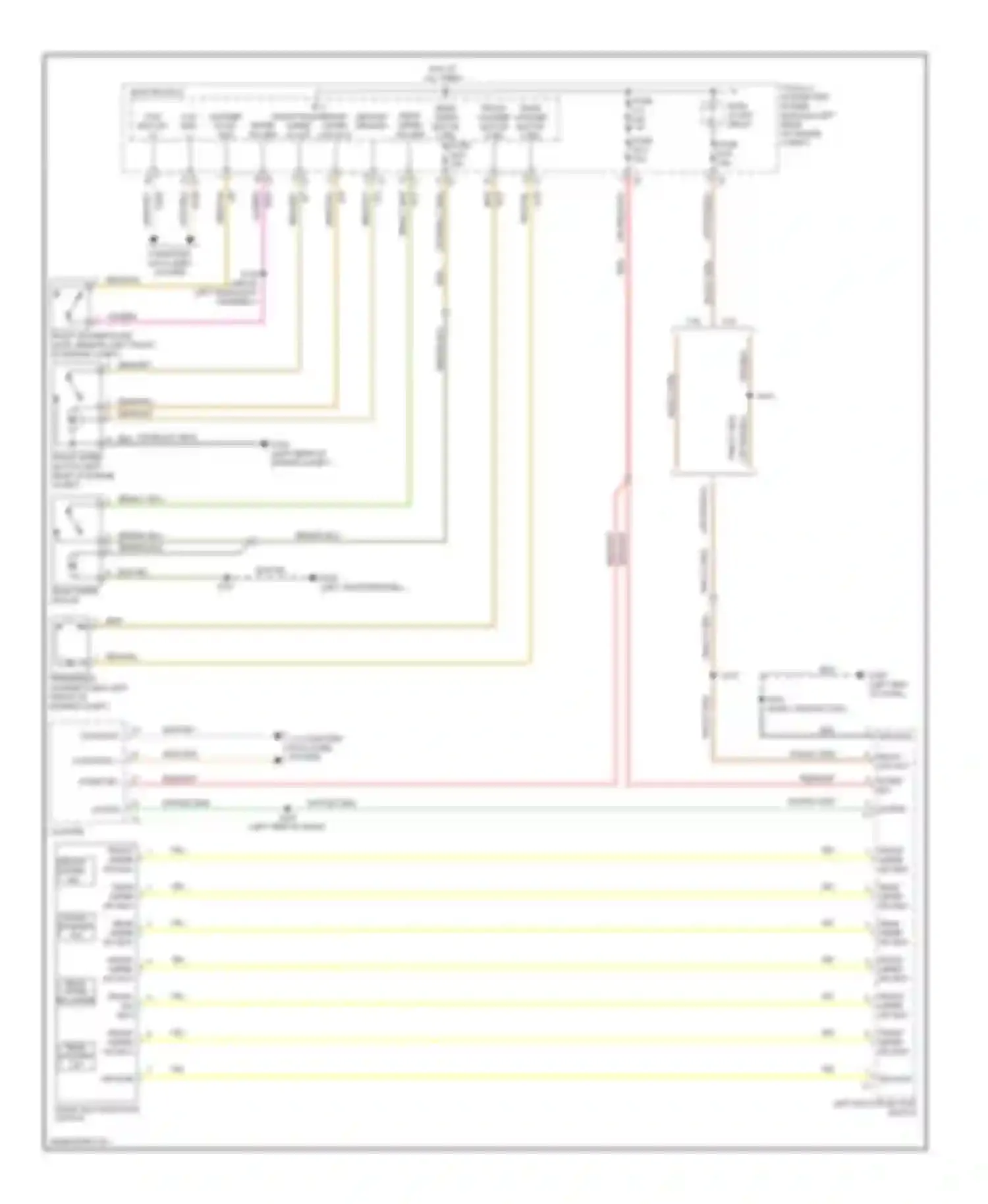 Journey Dodge I (2007-2011): Wiper/washer circuit