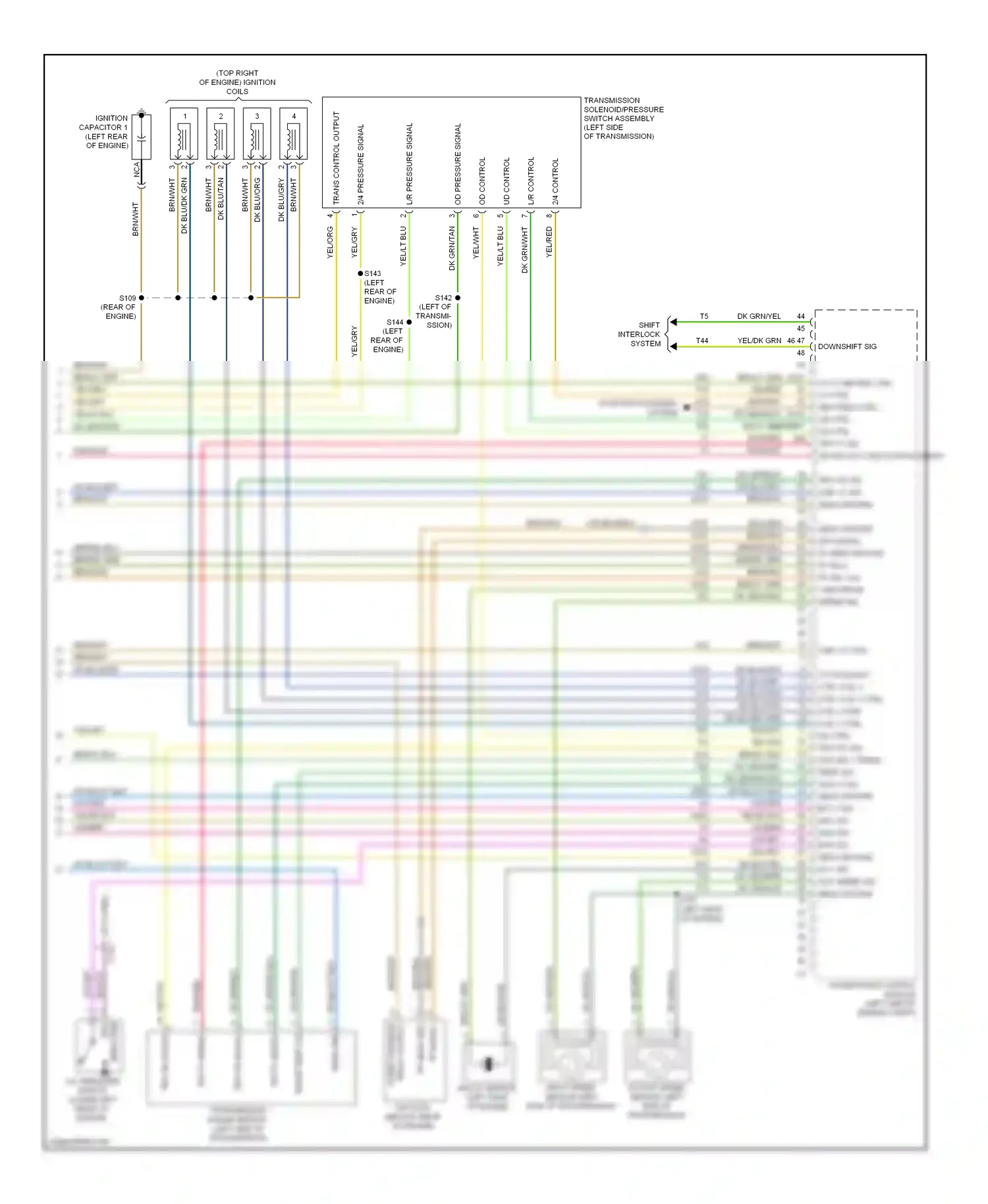 Dodge Journey I (2007-2011) 2-4 ctrl gen field ctrl l/r ctrl ud ctrl wiring diagram  (1 of 1)
