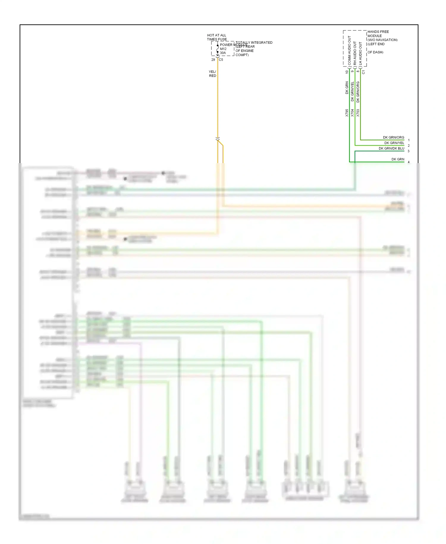 Dodge Journey I (2007-2011) computer data lines system wiring diagram  (36 of 48)