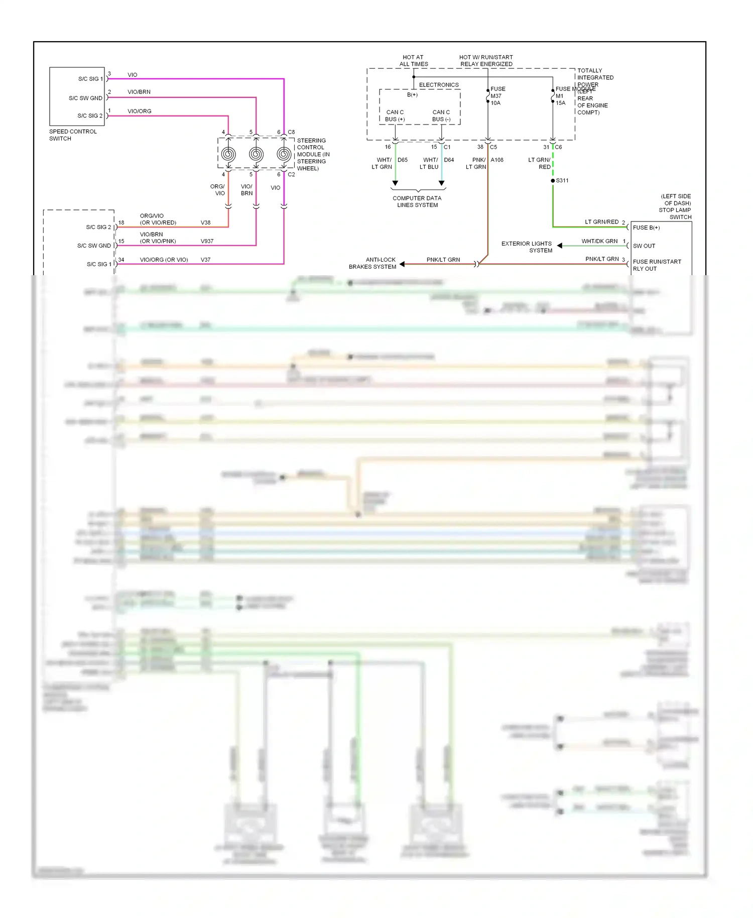 Dodge Journey I (2007-2011) computer data lines system wiring diagram  (11 of 48)