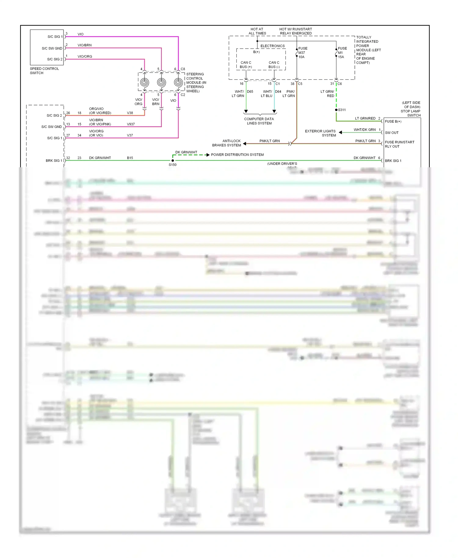 Dodge Journey I (2007-2011) computer data lines system wiring diagram  (1 of 48)