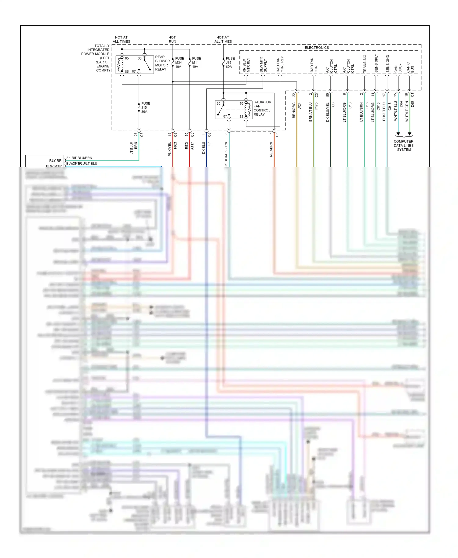 Dodge Journey I (2007-2011) electronics wiring diagram  (6 of 21)