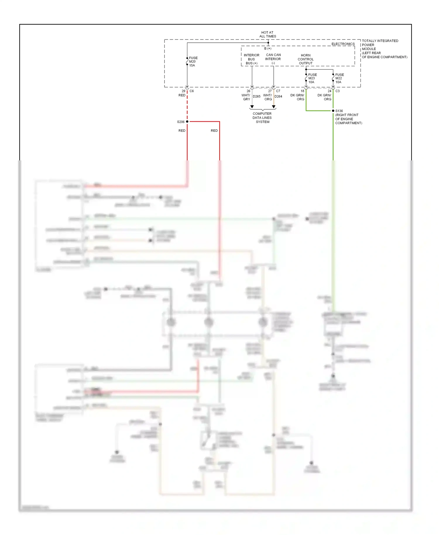 Dodge Journey I (2007-2011) except evic evic wiring diagram  (1 of 1)