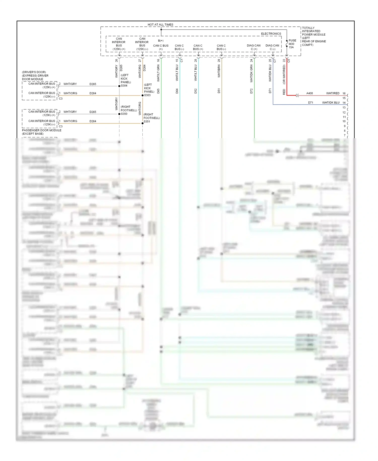 Dodge Journey I (2007-2011) (left kick panel) wiring diagram  (2 of 10)