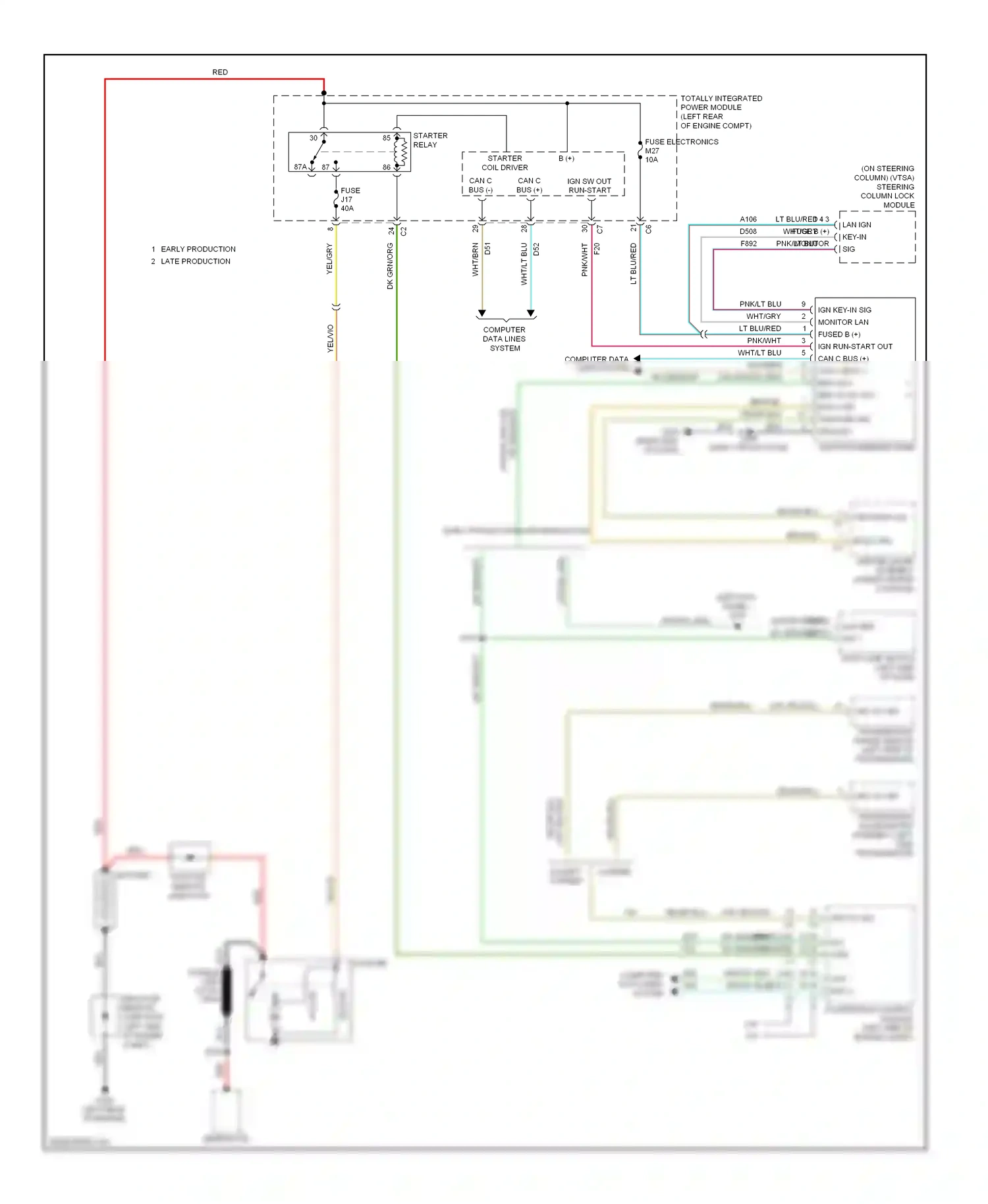 Dodge Journey I (2007-2011) pull- in wiring diagram  (1 of 1)