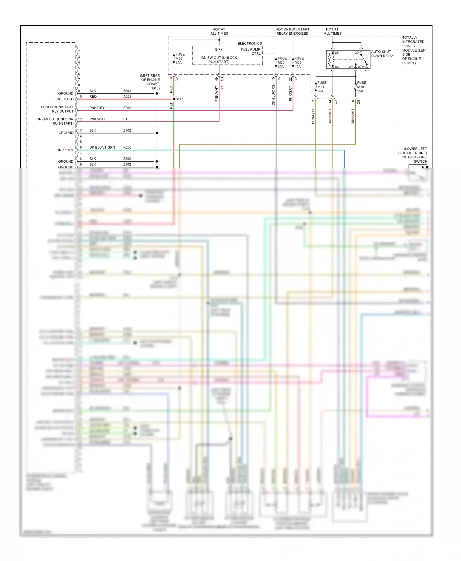 Dodge Journey I (2007-2011) shift interlock system wiring diagram  (2 of 2)